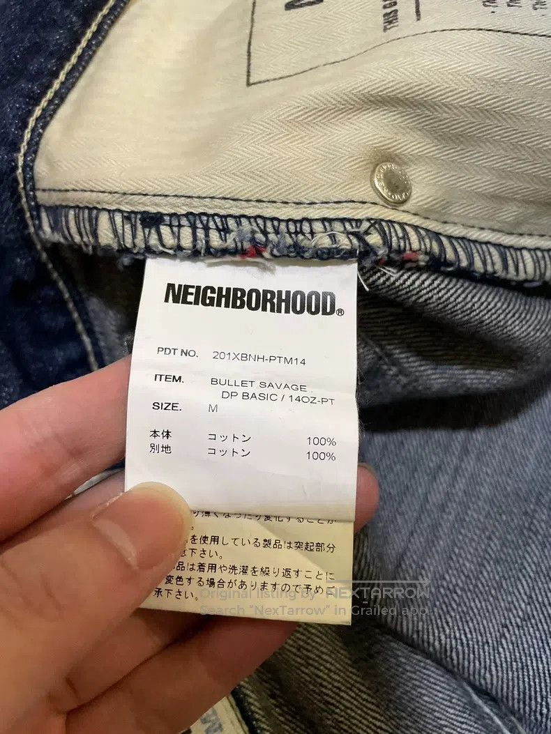 Neighborhood Neighborhood size M 20ss Bullet Hole King of Denim NBHD Wa Size US 27 - 8 Thumbnail