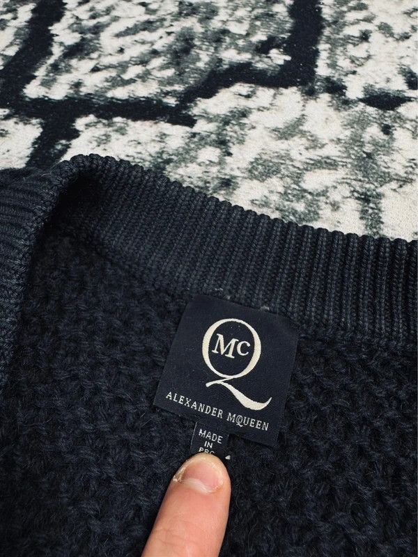 Alexander McQueen long zip woolen coat cardigan sweater gray M Size M / US 6-8 / IT 42-44 - 4 Thumbnail
