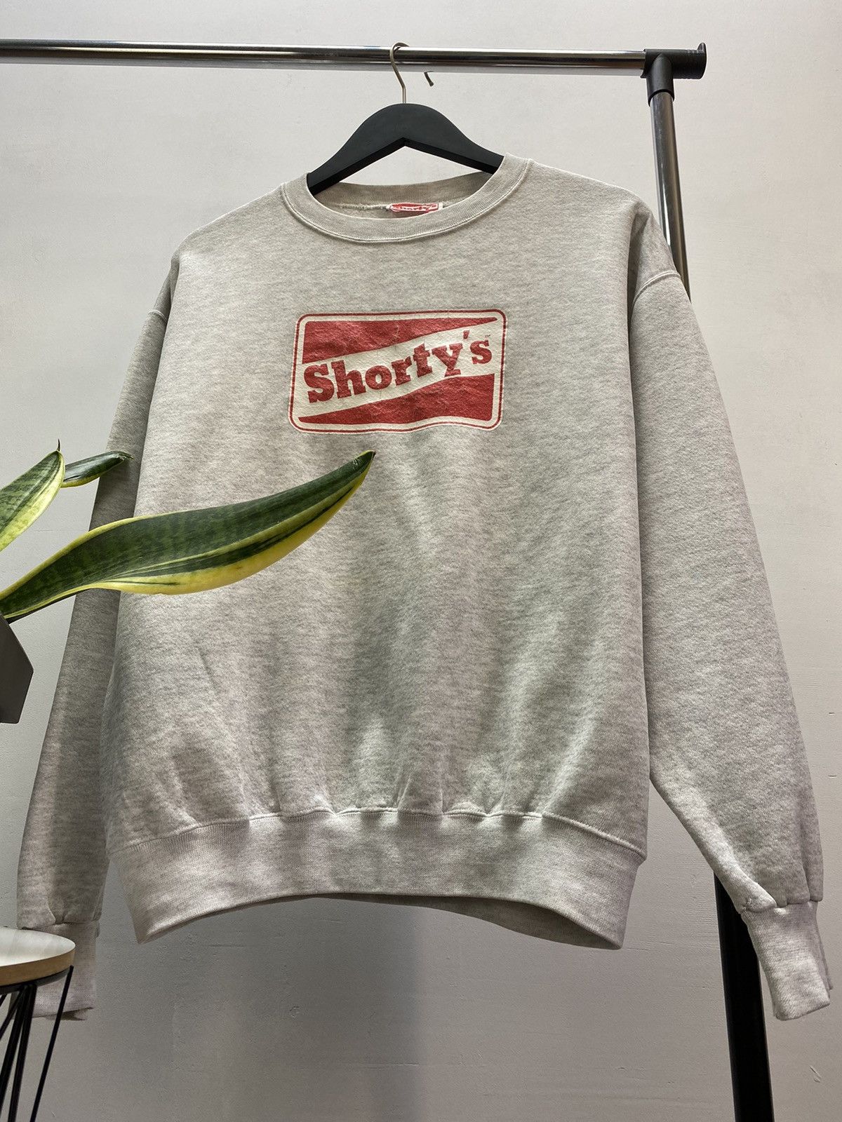 Shorty's Skateboards × Vintage Vintage 90s Shorty’s Skateboarding Box Logo Sweatshirt Size US M / EU 48-50 / 2 - 3 Thumbnail