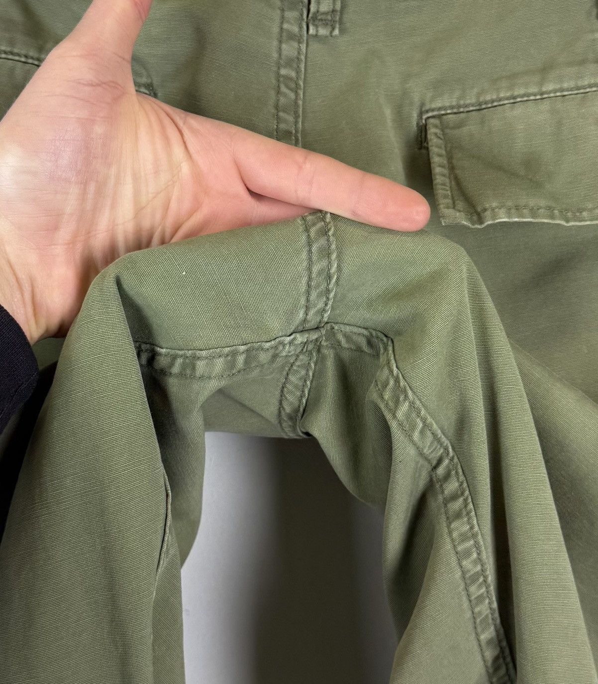 Denim & Supply Ralph Lauren Denim & Supply Ralph Lauren Cargo Pants Khaki Green US Army Size US 33 - 12 Thumbnail