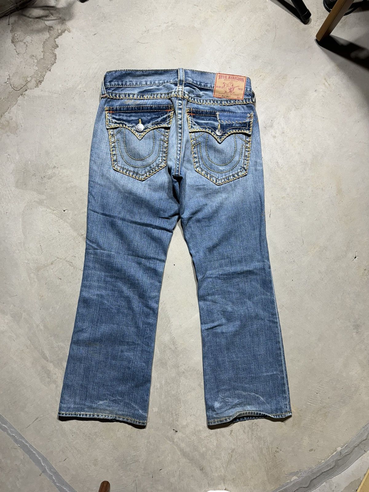 Vintage True Religion Billy Big T Flare Denim