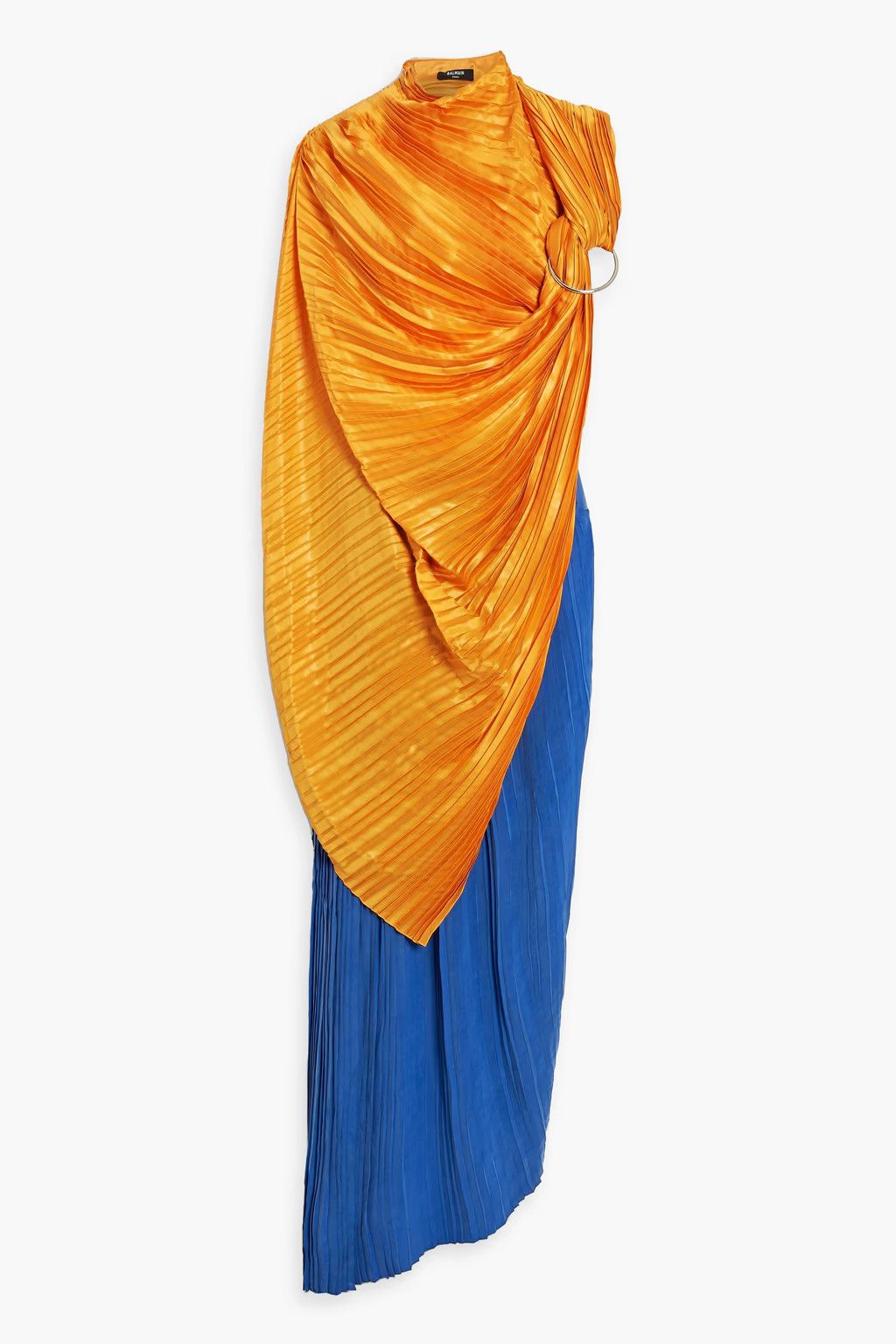 Balmain o1y0525 Maxi Dress in Orange/Blue Size XS / US 0-2 / IT 36-38 - 1 Thumbnail