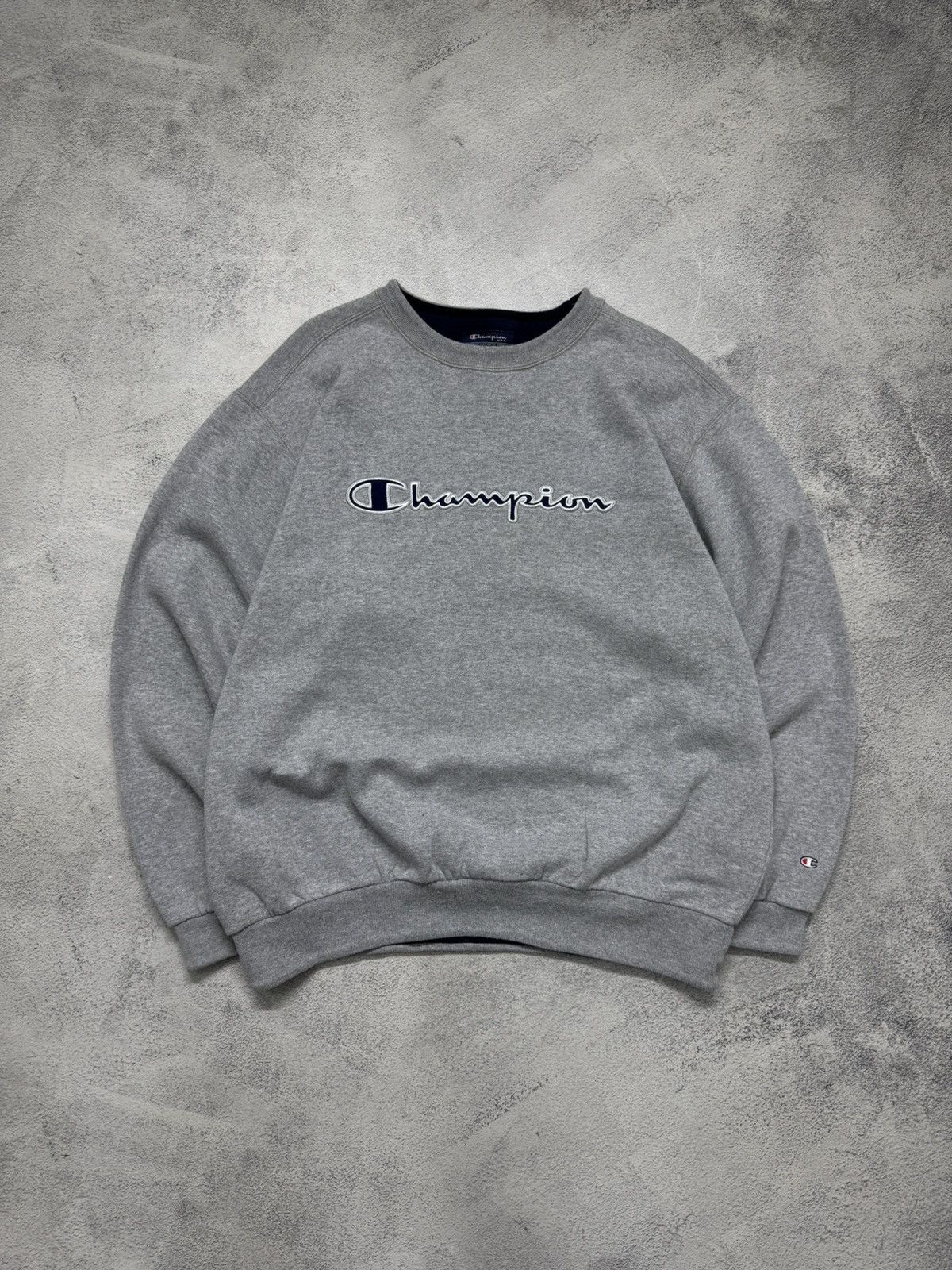 Champion Vintage Y2k Champion Spell Out Big Logo Sweatshirt 90’s Size US XL / EU 56 / 4 - 1 Thumbnail