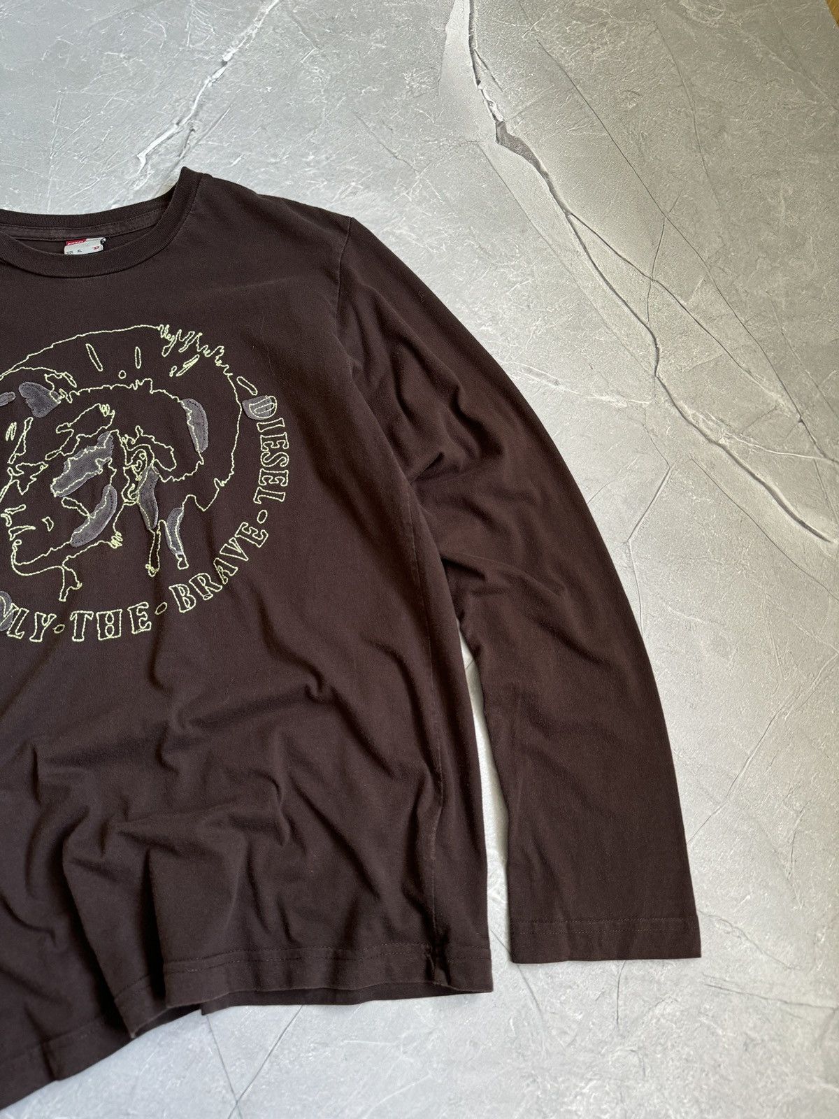 Diesel Vintage Diesel Punk Long Sleeve Tee Grunge Opium Y2k brown Size US M / EU 48-50 / 2 - 4 Thumbnail