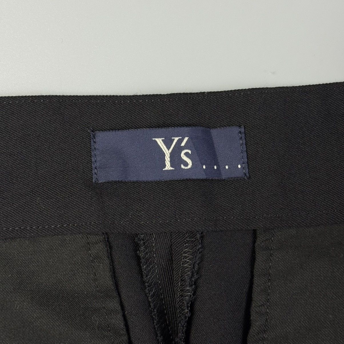 Y's Y’s - S/S24 - Washer Wool Gabardine Tucked Pants Size 27" / US 4 / IT 40 - 7 Thumbnail