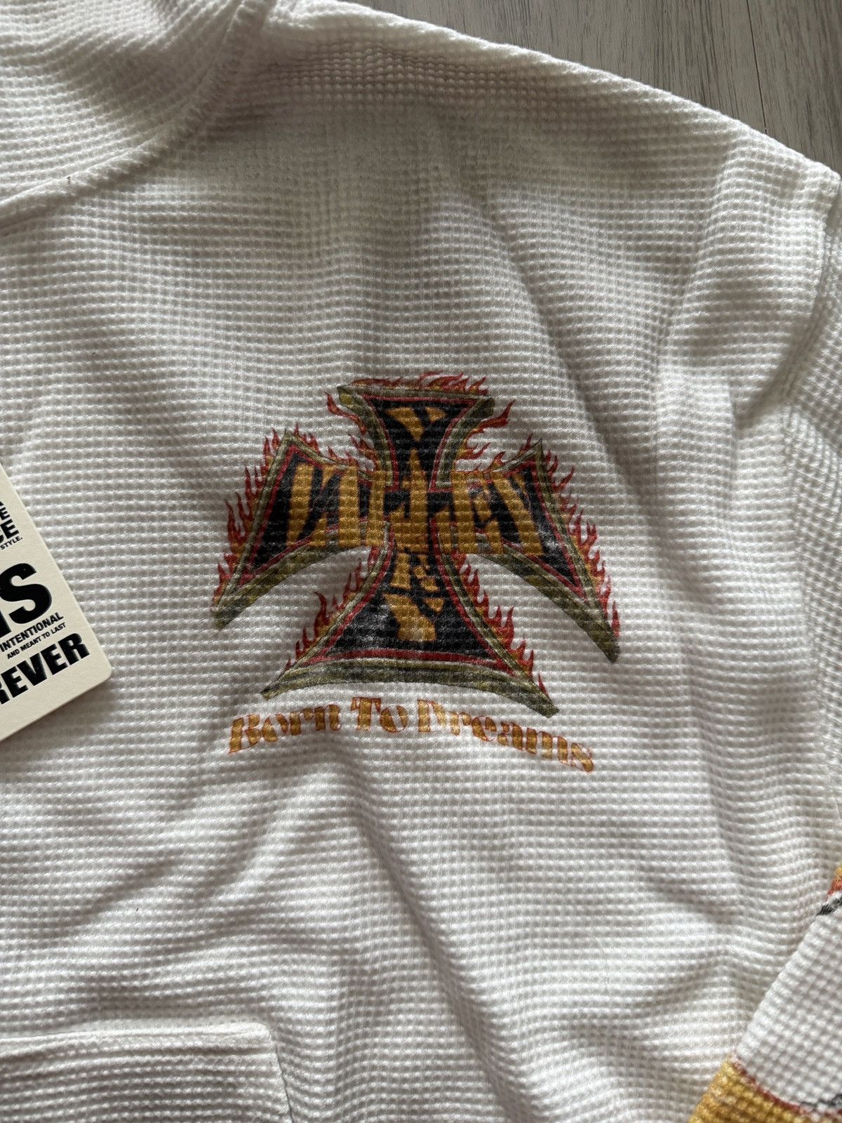 Vale Vale Forever White Reborn Waffle Zip Up Valley Dreams Size US L / EU 52-54 / 3 - 4 Thumbnail