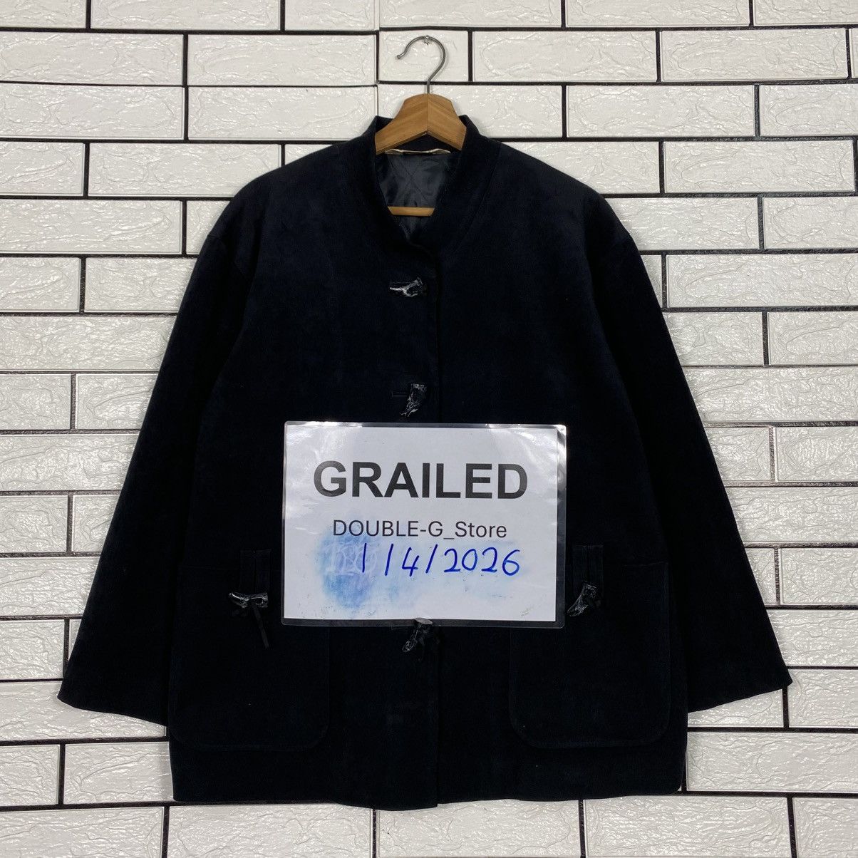 Japanese Brand 📌Vintage Mandarin Jacket Issey Miyake Crown Black Cat Size US M / EU 48-50 / 2 - 1 Thumbnail