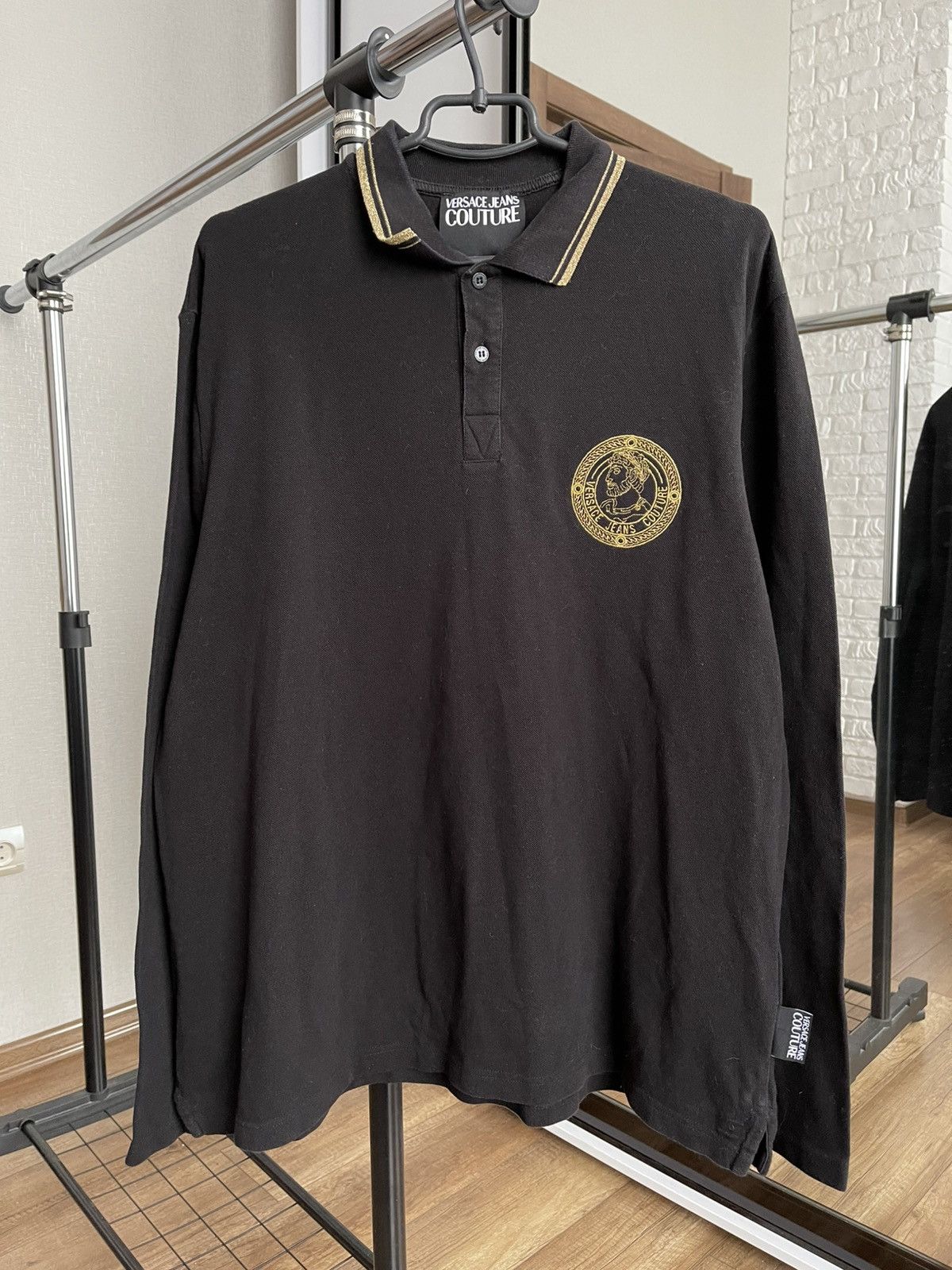 Versace Jeans Couture Versace Jeans Couture Polo Long Sleeve Sweatshirt Size US XXL / EU 58 / 5 - 3 Thumbnail