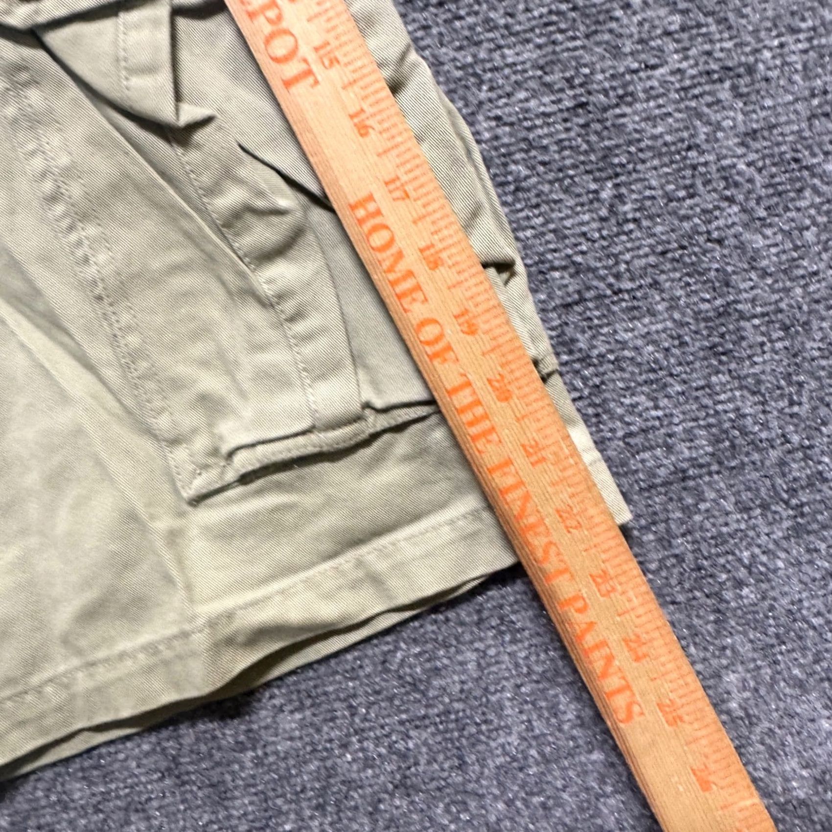 Vintage OTB Cargo Shorts Men 33 Beige 6 Pocket Cotton Y2K OTB Only The Best Skater Regular Mens Size US 33 - 6 Thumbnail