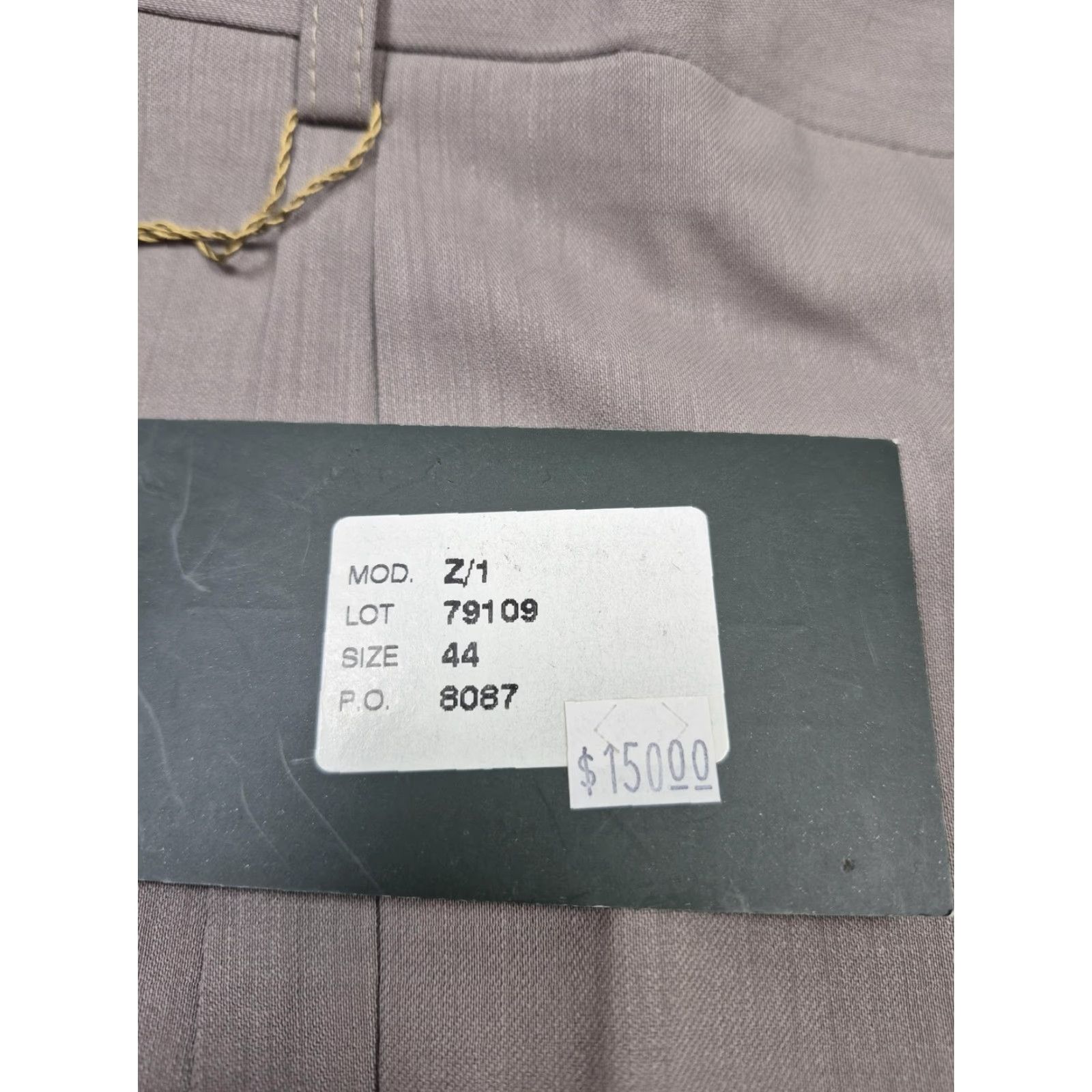 Vintage Zanieri Dress Pants Mens 44 Beige Wool Pleated Straight Unhemmed Italy Dress Pants Mens 44 Beige Wool Pleated Straight Unhemmed Italy Size US 44 / EU 60 - 4 Thumbnail