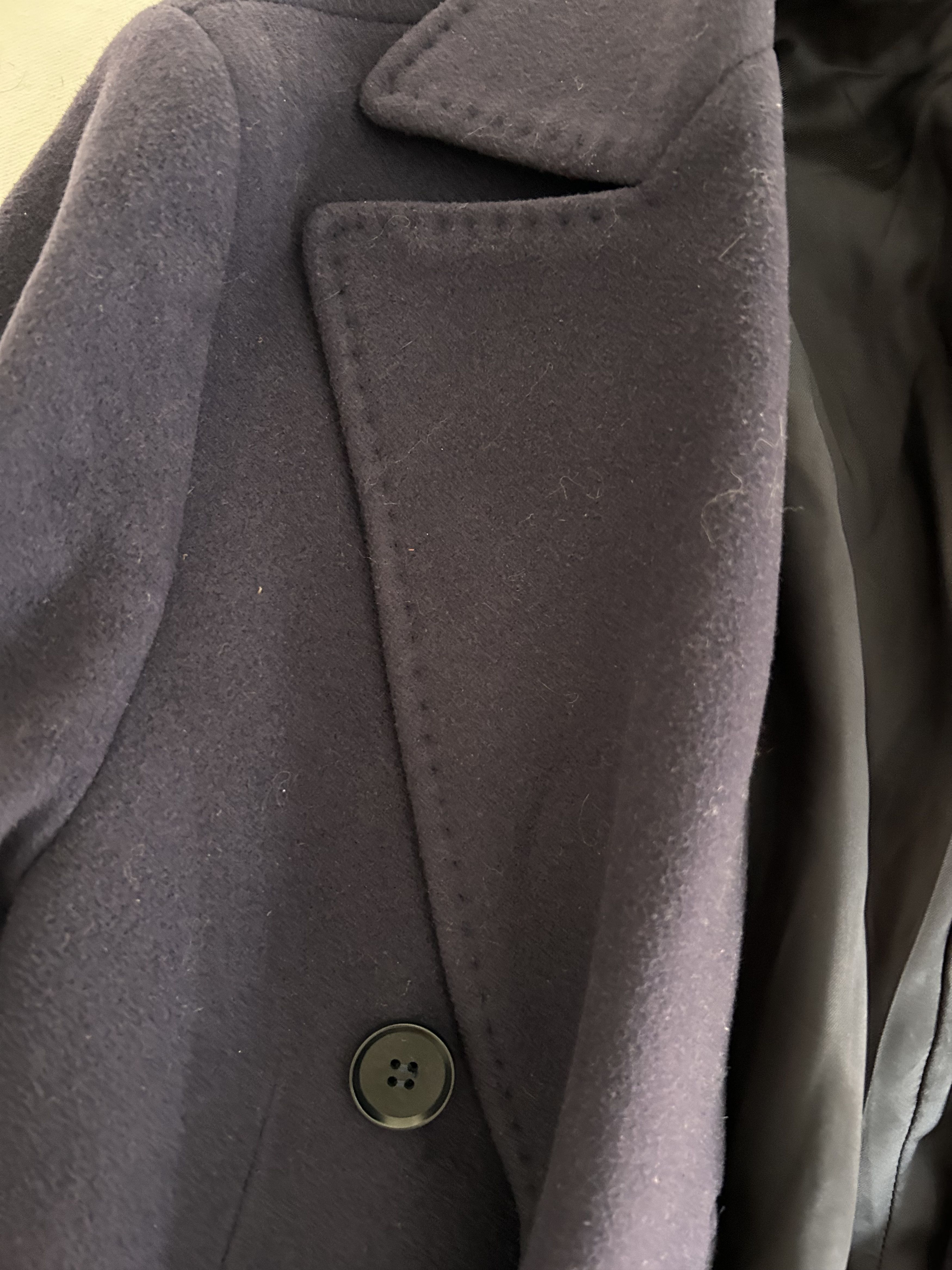 Oscar Jacobson Sir of Sweden navy polo coat Size US L / EU 52-54 / 3 - 5 Thumbnail