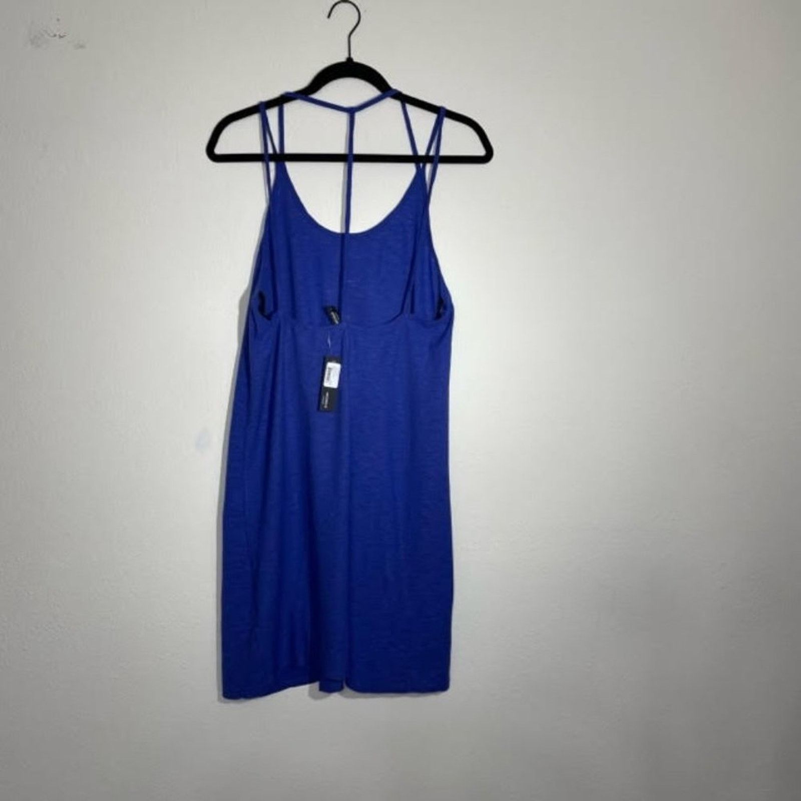 Other Michelle by Comune Royal Blue Strappy Back Swing Dress NWT Size S / US 4 / IT 40 - 8 Thumbnail