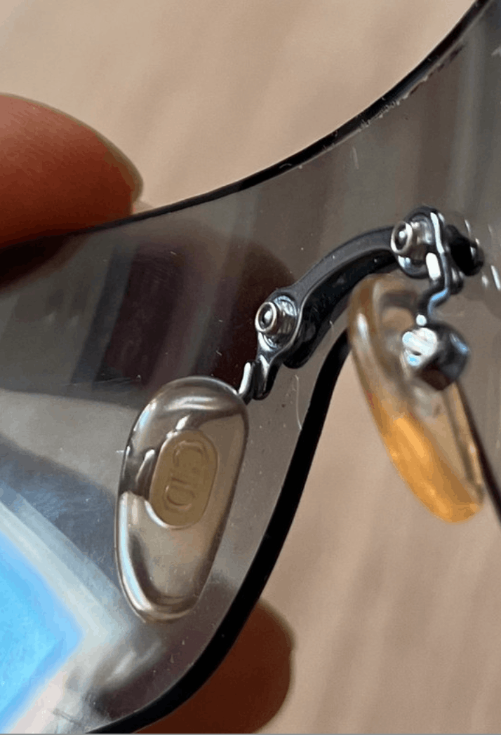 Dior DIOR Sunglasses Ruthenium Millenium Mask Ski Wrap Shield Size ONE SIZE - 9 Thumbnail