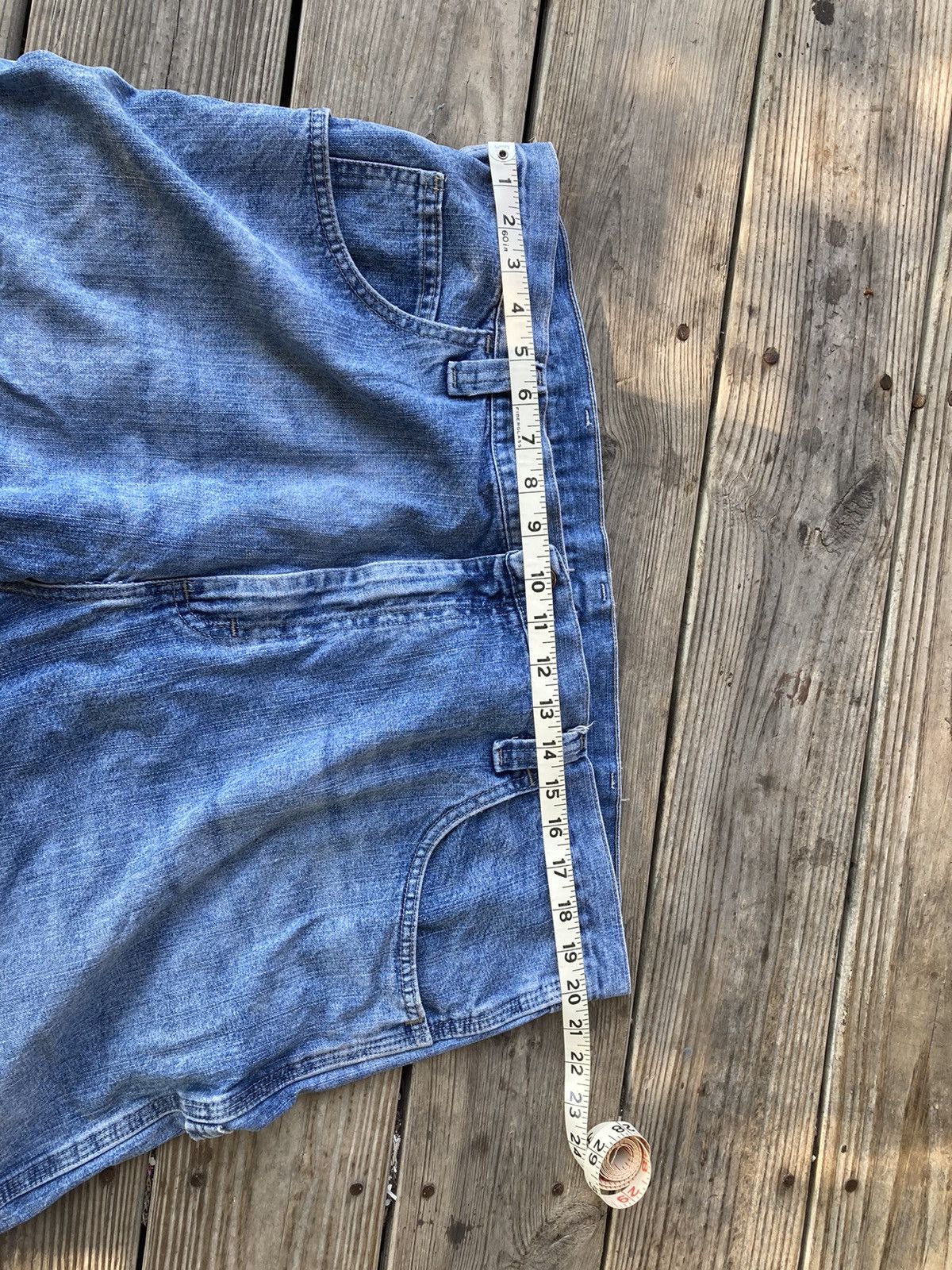 Vintage × Wrangler Baggy Vintage Wrangler Carpenter Jean Shorts Size US 42 / EU 58 - 2 Thumbnail