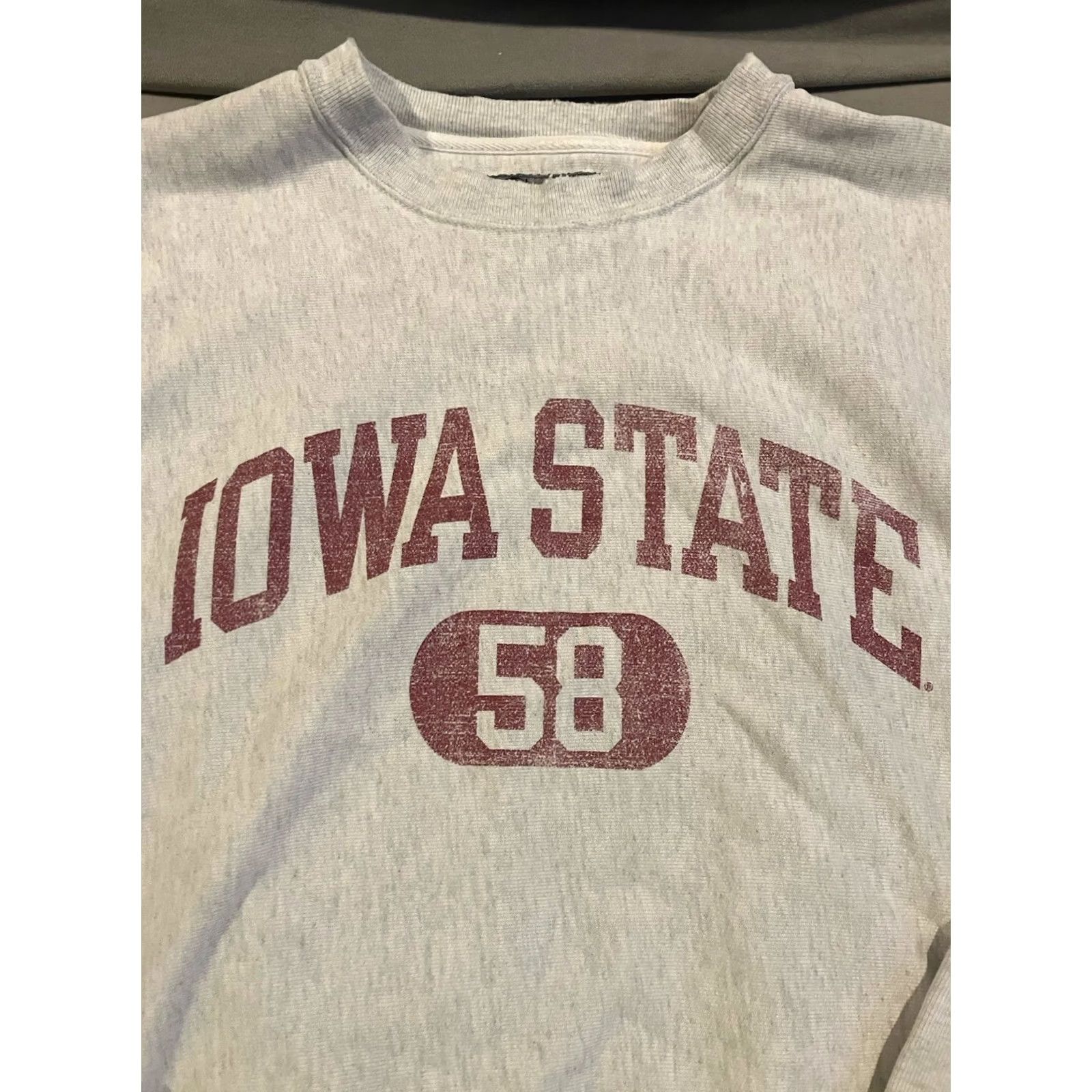 Champion VINTAGE Champion Reverse Weave IOWA STATE Crewneck Sweatshirt XL #58 Size US XL / EU 56 / 4 - 2 Thumbnail