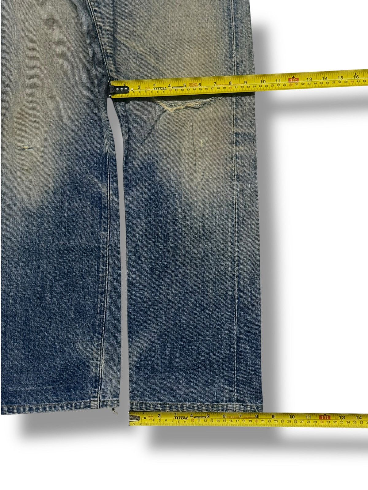 Levi's Vintage Clothing Vintage 90s Levi’s 502-XX Big E Talon Japan Selvedge Denim Size US 30 / EU 46 - 22 Thumbnail