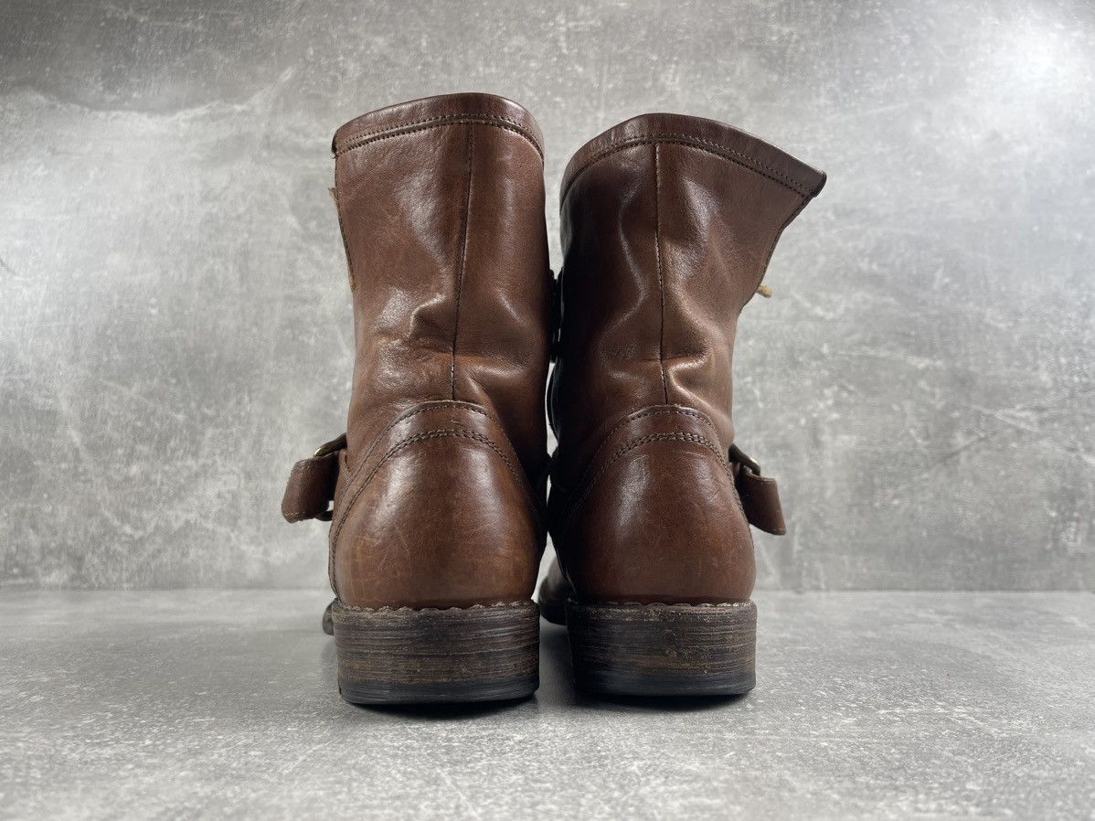 Fiorentini + Baker Fiorentini + Baker Brown Leather Buckle Mid Calf Boots Size US 5.5 / IT 35.5 - 8 Thumbnail