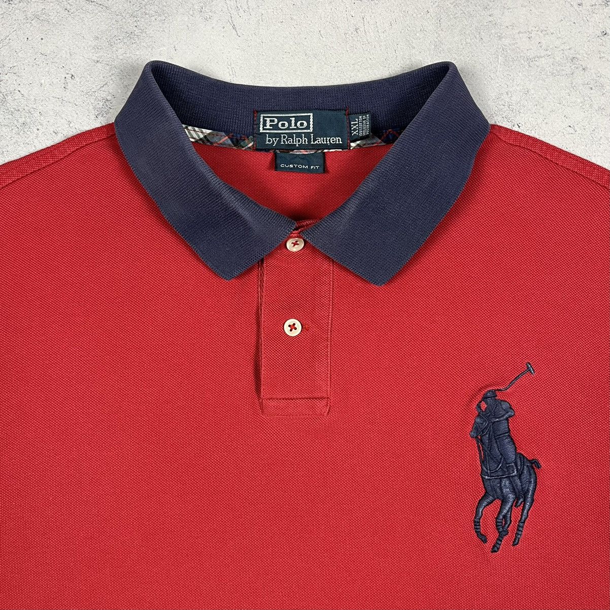 Polo Ralph Lauren Vintage Polo Ralph Lauren 3 Big Logo rugby Polo Shirt 00’s Size US XL / EU 56 / 4 - 7 Thumbnail
