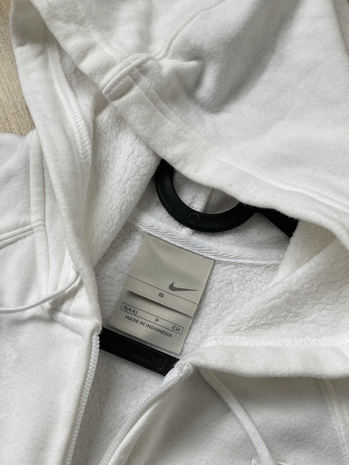 Nike × Vintage Y2K Nike White Full Zip Hoodie size S Size S / US 4 / IT 40 - 6 Thumbnail