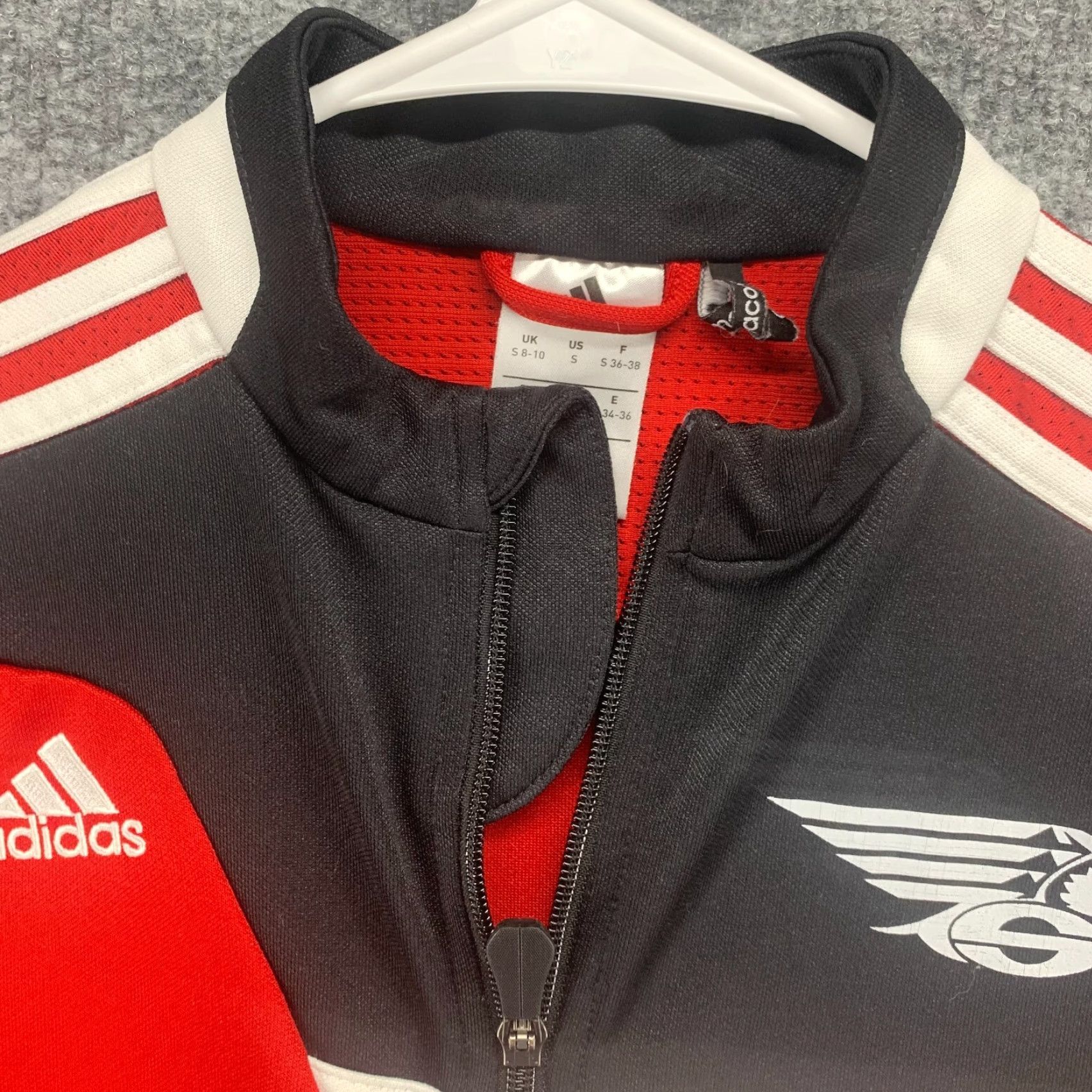 Adidas Adidas Jacket Womens S Red Climacool Full Zip Active Eagle Logo Athletic Jacket Size S / US 4 / IT 40 - 4 Thumbnail