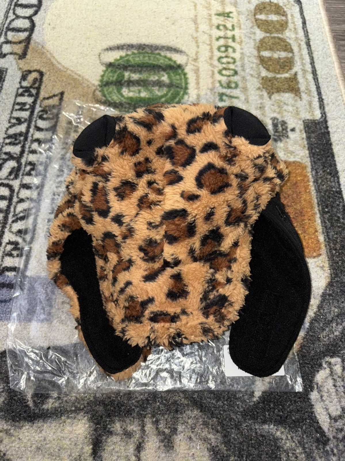 Palace Teddy Ears Earflapper Hat Leopard (SMALL/MEDIUM)