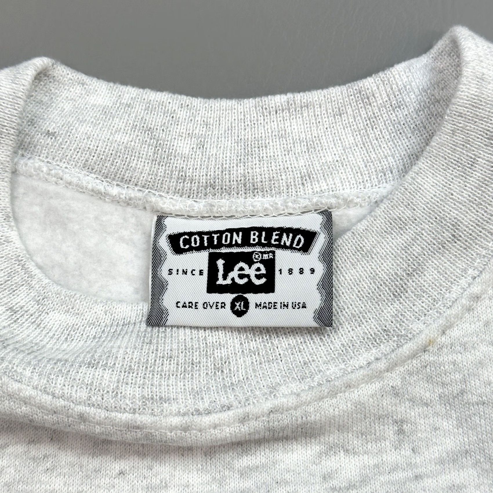 Lee Vintage Lee Cotton Blend Sweater Mens XL Gray Pullover Sweatshirt USA Made 90s Spider Graphics Logo 90s USA Mens XL Gray Sweater Size US XL / EU 56 / 4 - 5 Thumbnail