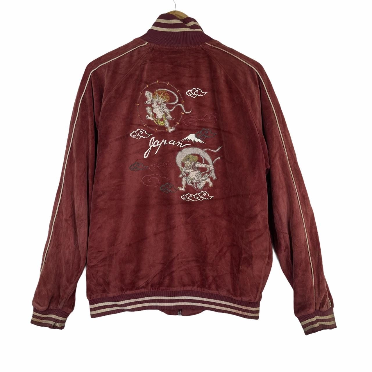 Vintage Vintage SUKAJAN Jacket FUIJIN RAIJIN Japanese Traditional Size US L / EU 52-54 / 3 - 2 Thumbnail