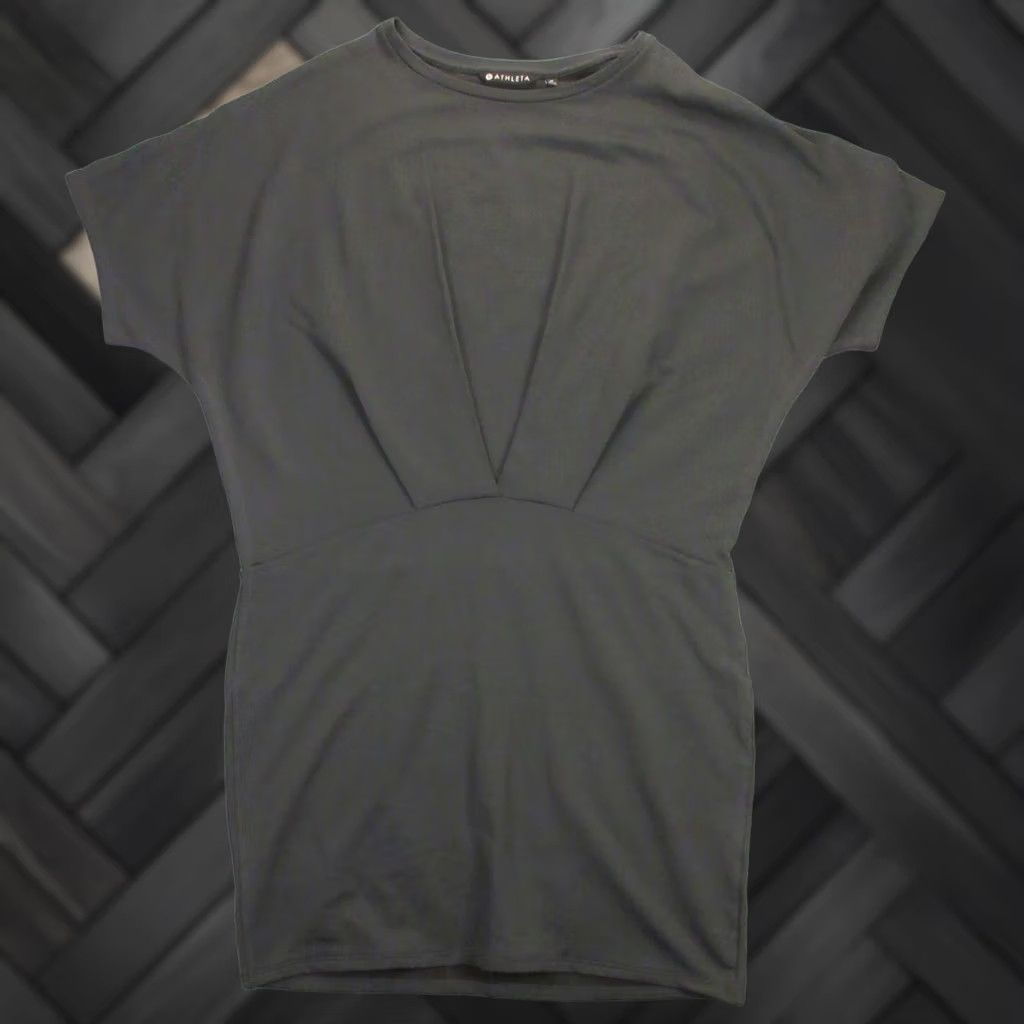Athleta Athleta Dress Womens M Gray Pronto Pleated size Fleece Stretch Performance Size M / US 6-8 / IT 42-44 - 1 Thumbnail