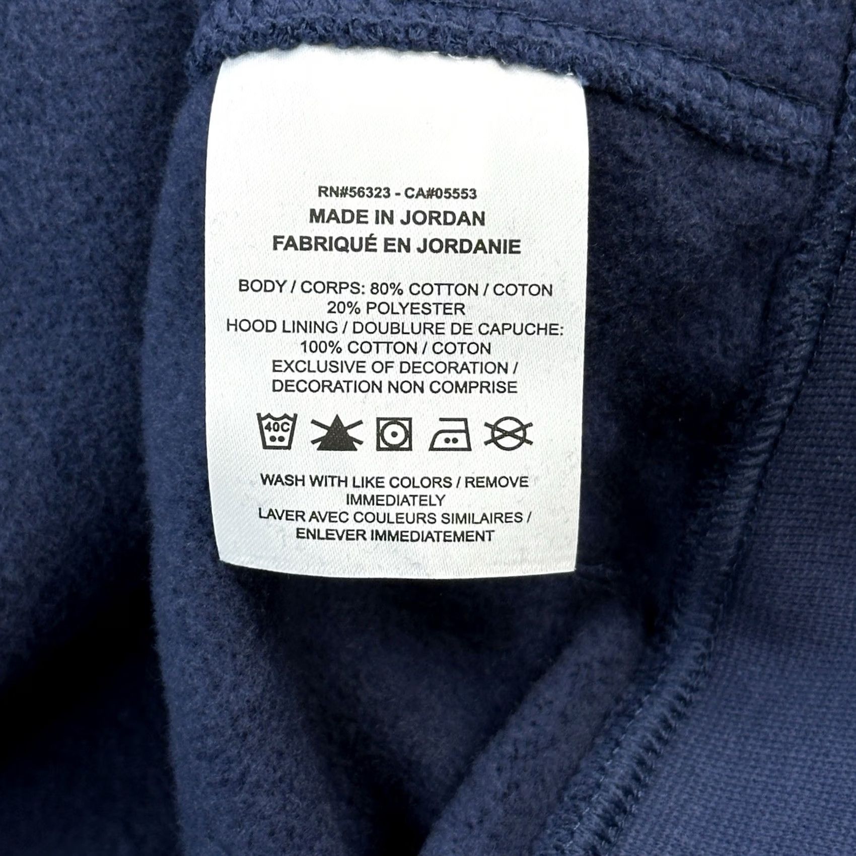 Nike Nike Sportswear Hoodie Mens XL Navy Embroidered Swoosh Logo Pullover Size US XL / EU 56 / 4 - 7 Thumbnail