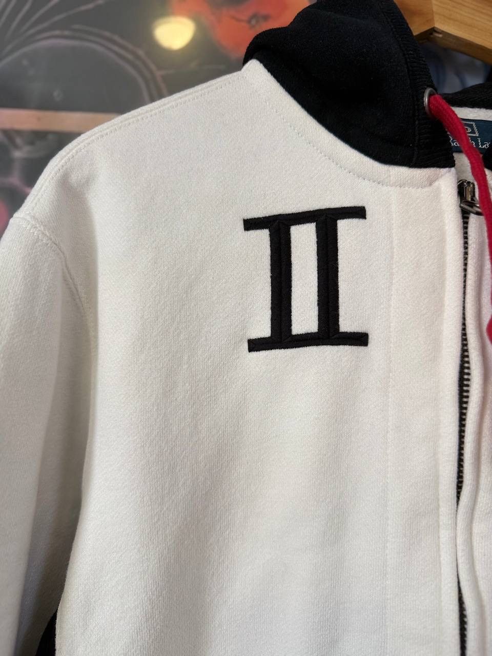 Polo Ralph Lauren Vintage Polo Ralph Lauren Hoodie White Y2K cheef keef Size US M / EU 48-50 / 2 - 2 Thumbnail