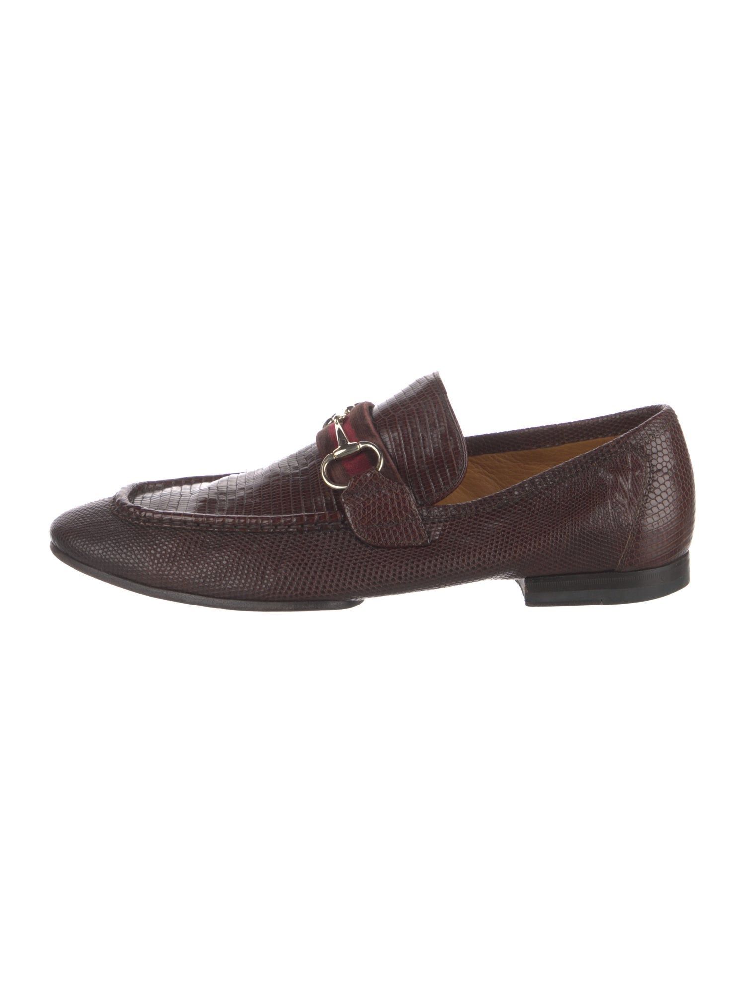 Gucci Gucci Horsebit Loafers Brown Lizard 11.5 Leather Slip On Size US 11.5 / EU 44-45 - 2 Thumbnail