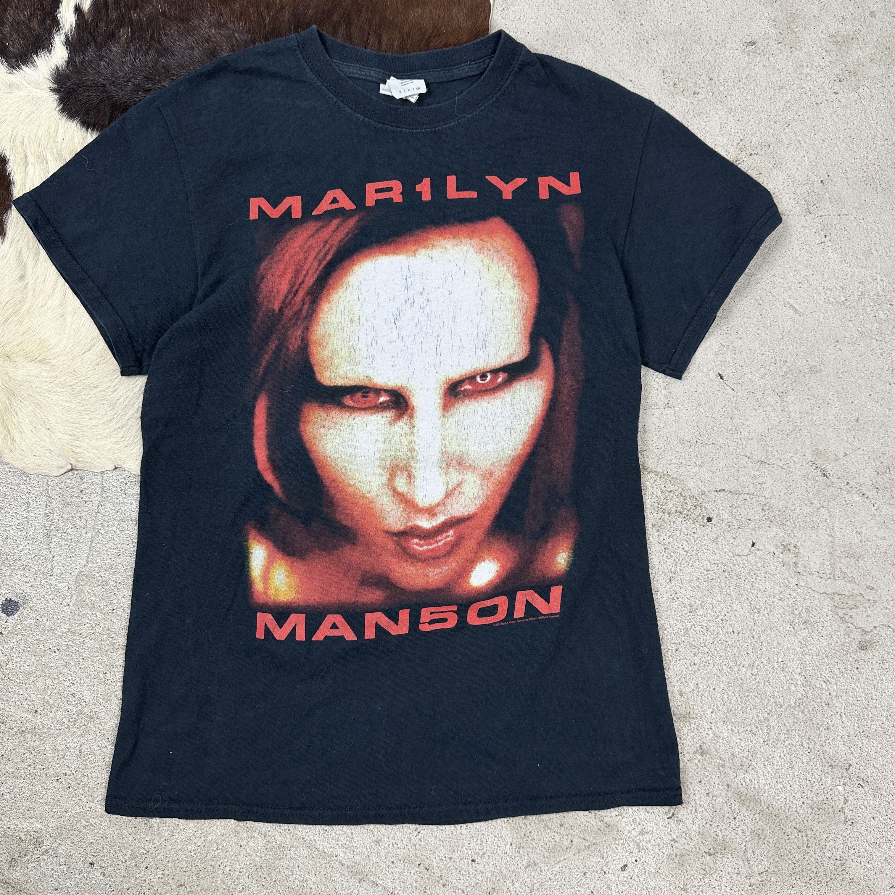 Vintage Marylin Manson T-shirt Size US S / EU 44-46 / 1 - 1 Thumbnail