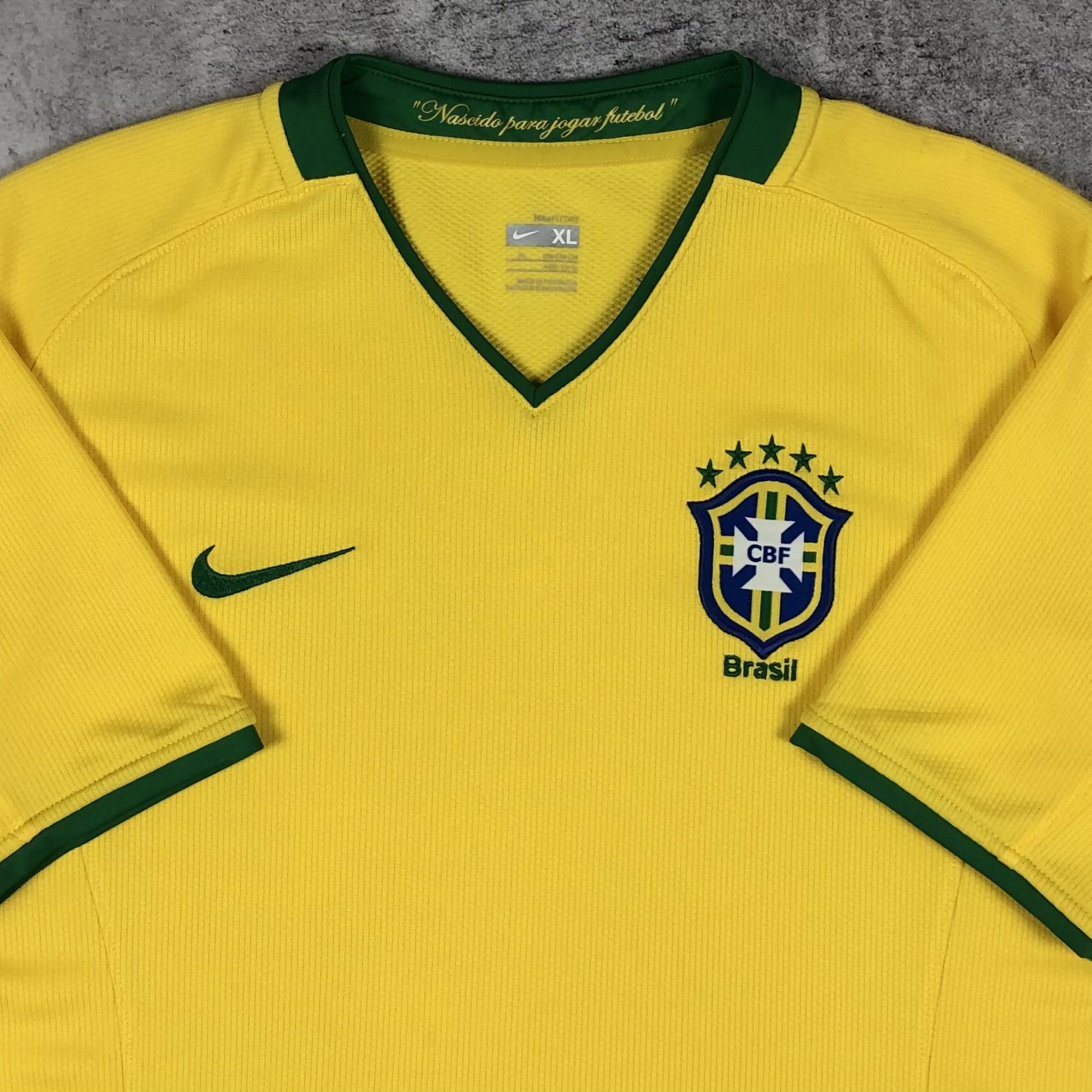 Nike Brazil 2008-2010 Nike Home Soccer Jersey youth XL Size US S / EU 44-46 / 1 - 5 Thumbnail