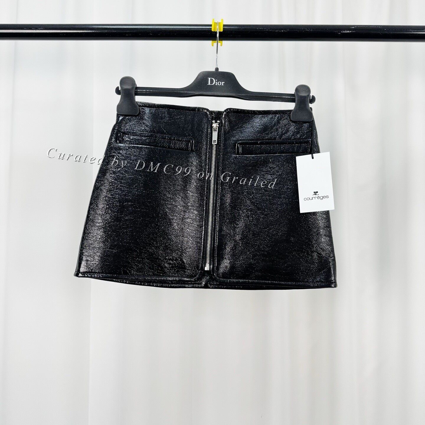 Courreges Courreges Runway Black Skirt Size 34" / US 12 / IT 48 - 1 Thumbnail