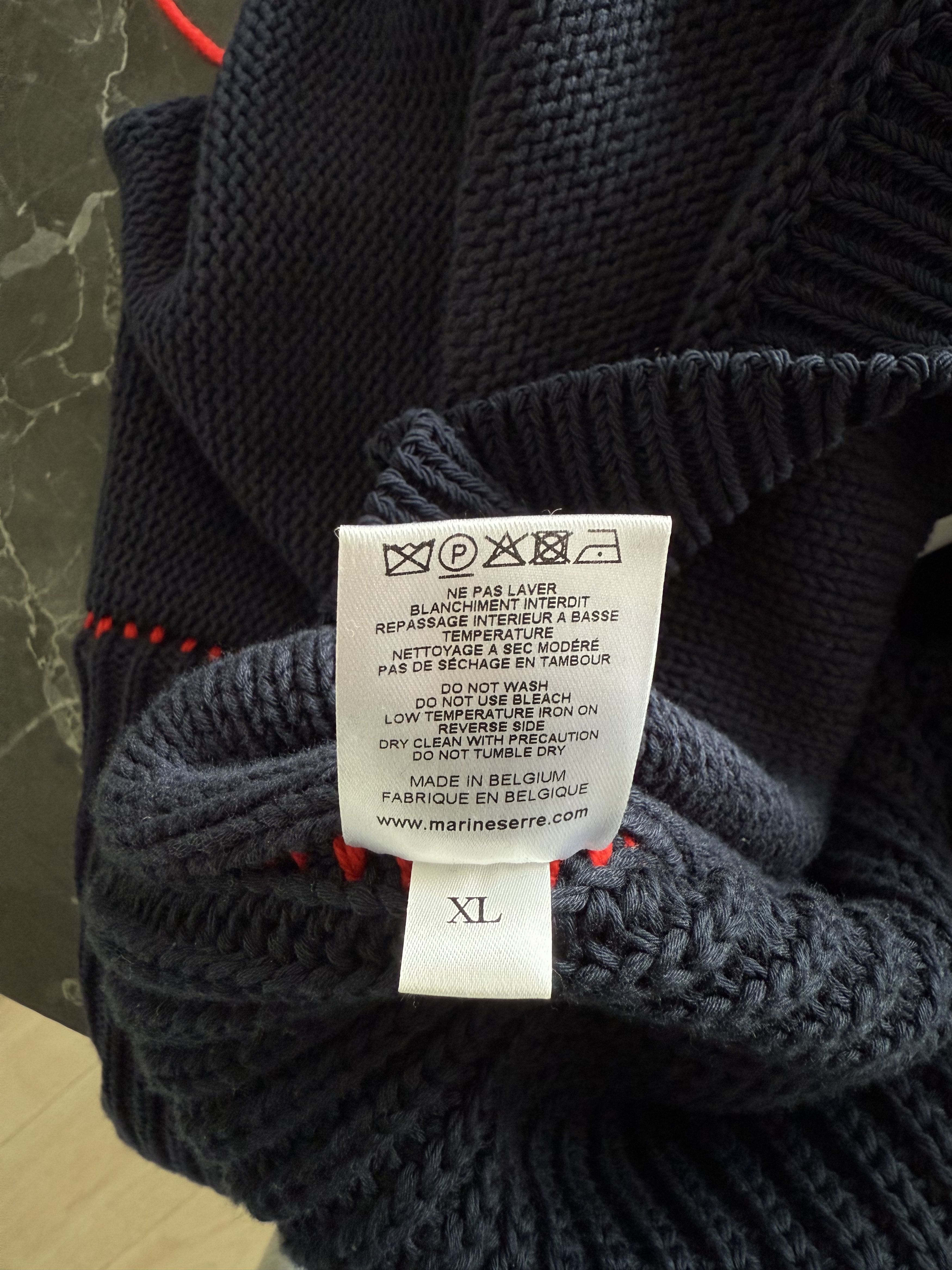 Marine Serre Marine Serre Gold Line Knitwear Sweater Size US XL / EU 56 / 4 - 4 Thumbnail