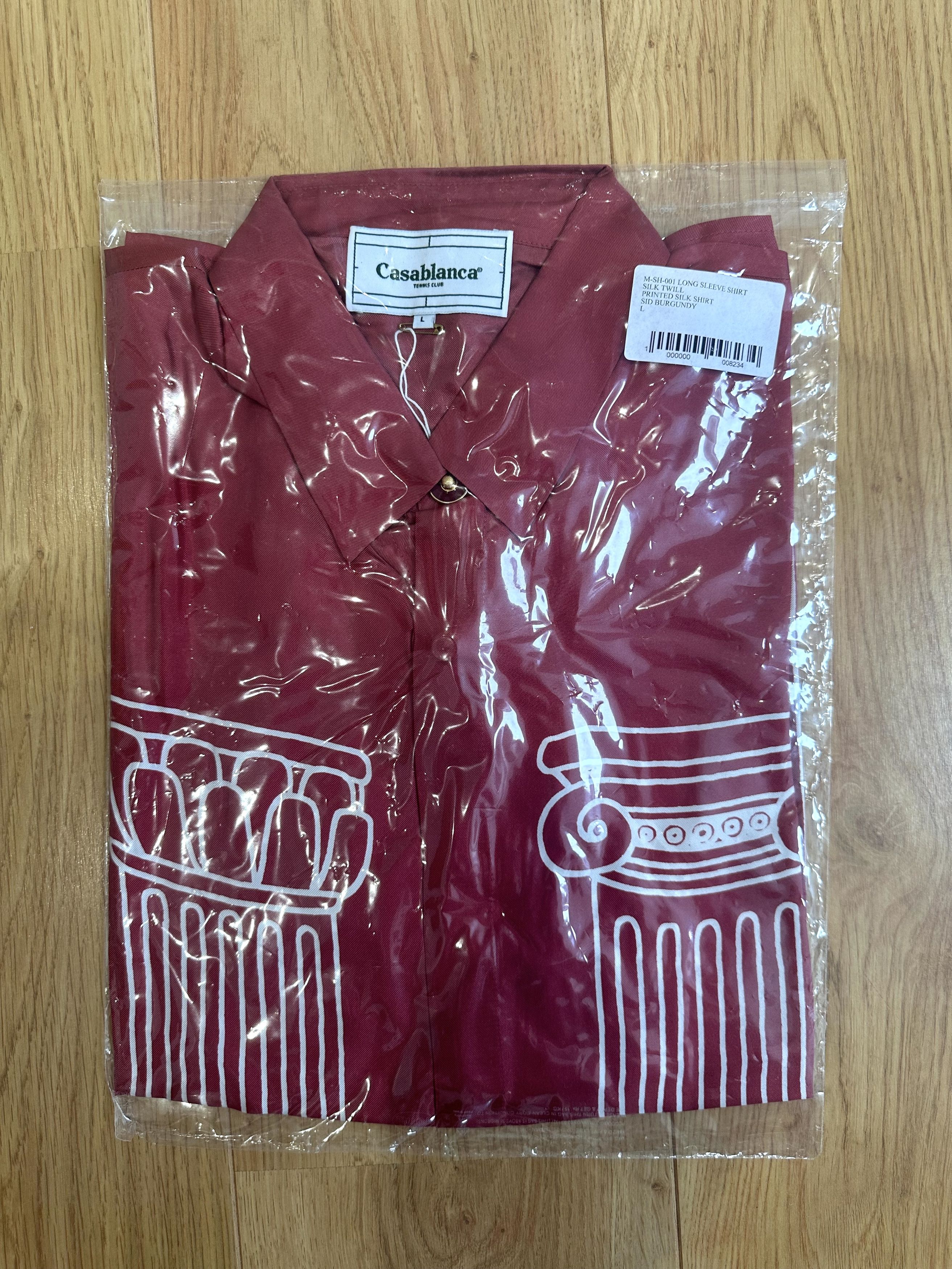 Casablanca Debut Runway (2019 Archive) Sid Silk Shirt Size US L / EU 52-54 / 3 - 1 Thumbnail