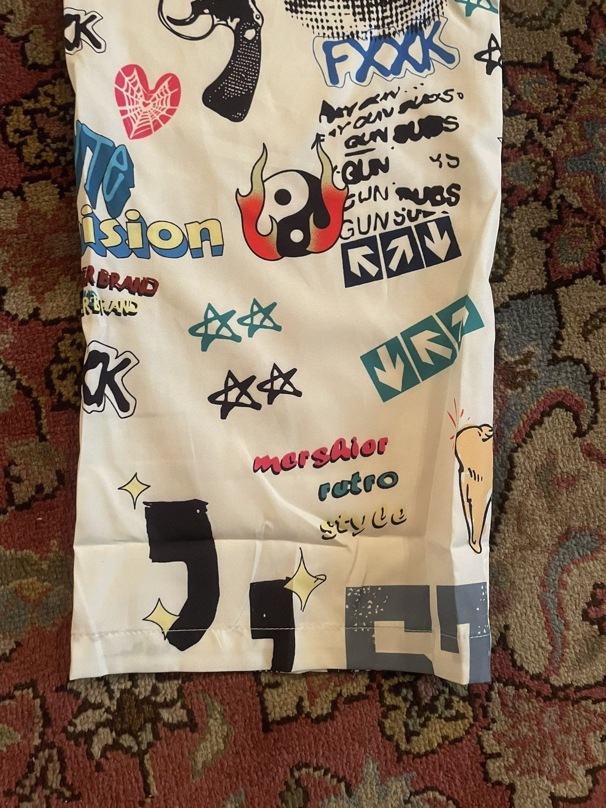 Vintage Vintage Graffiti Print Pants Size US 40 / EU 56 - 5 Thumbnail