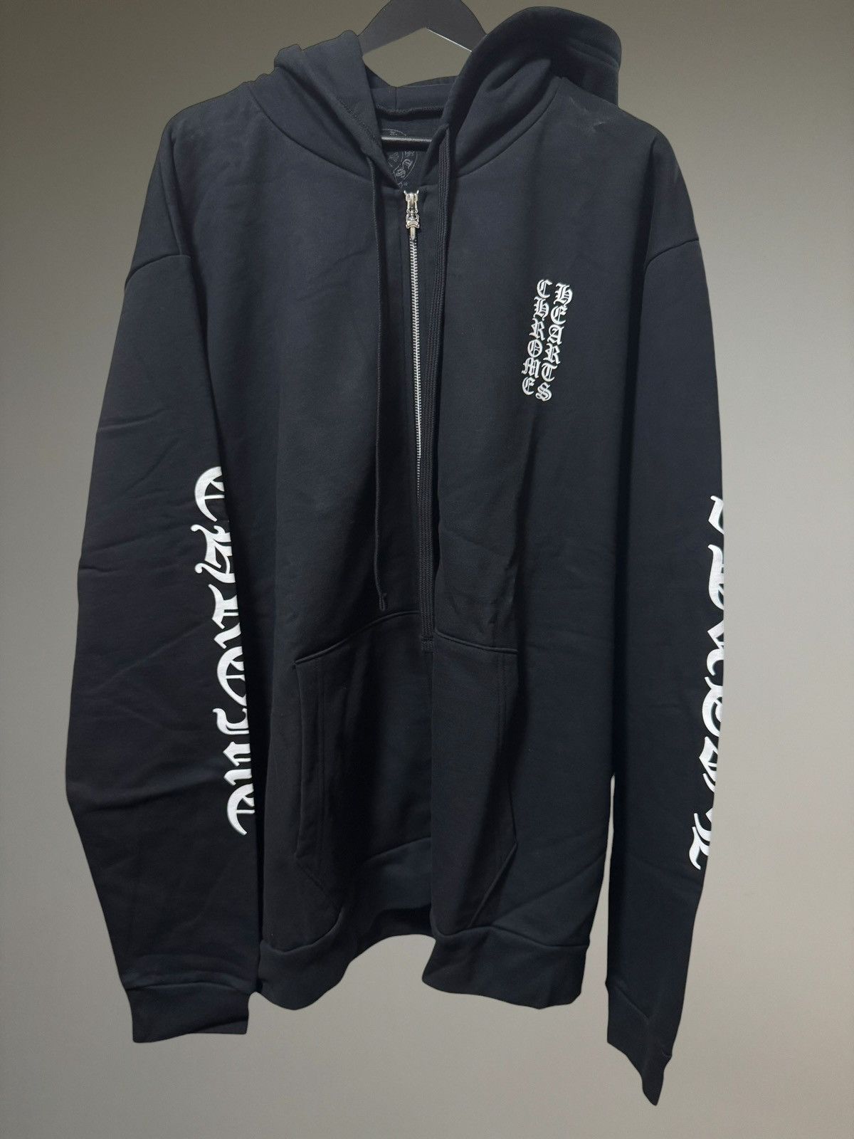 Chrome Hearts Chrome hearts logo zip hoodie Size US XXL / EU 58 / 5 - 1 Thumbnail