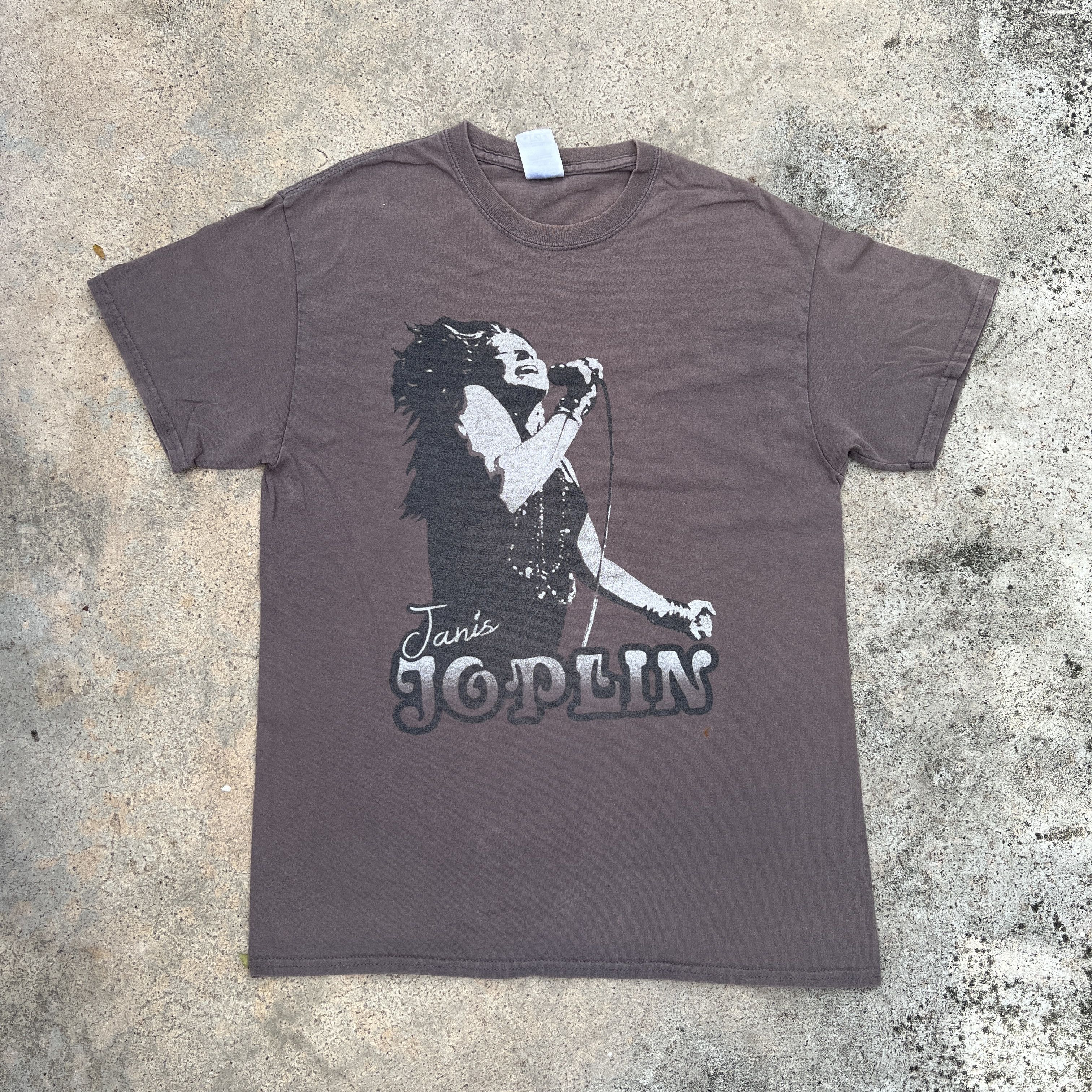 Band Tees × Vintage Vintage Y2K Janis Joplin Promo Tee Faded soul Psychedelic Size US M / EU 48-50 / 2 - 1 Thumbnail