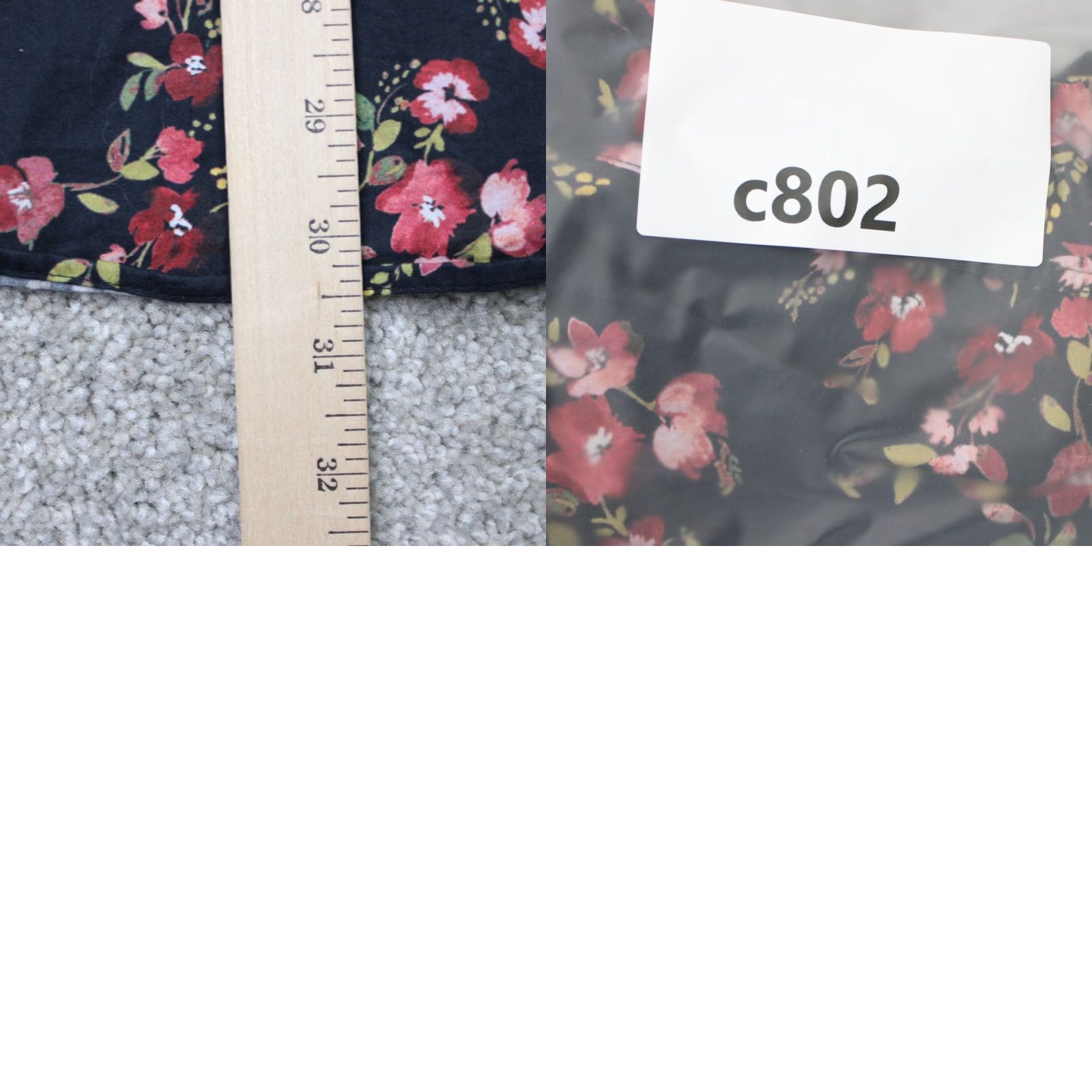 Guess GUESS Shirt Men 2XL Floral Black Red Long Sleeve Button-Up Modern Classic Storm Brand: GUESS Size US XXL / EU 58 / 5 - 9 Thumbnail