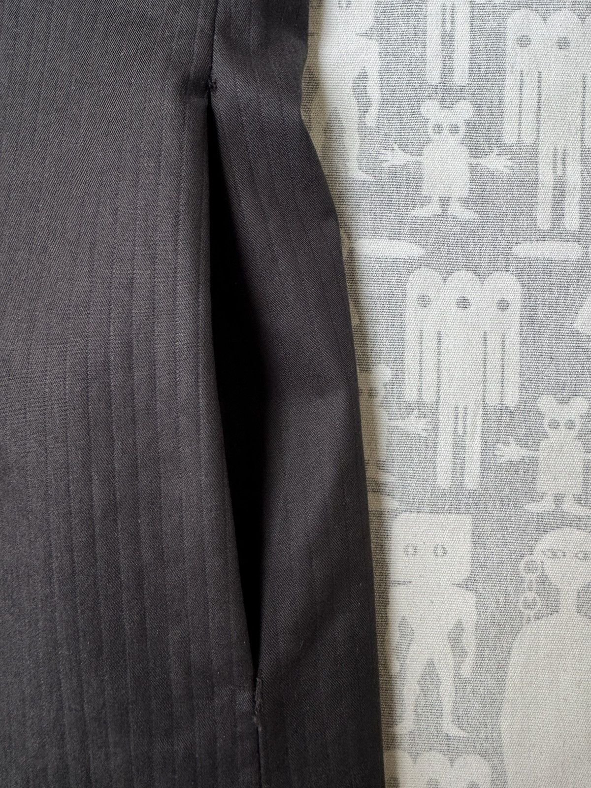 Raf Simons Raf Simons SS98 Satan Peak Lapel Pinstripes Cotton Coat Size US L / EU 52-54 / 3 - 4 Thumbnail