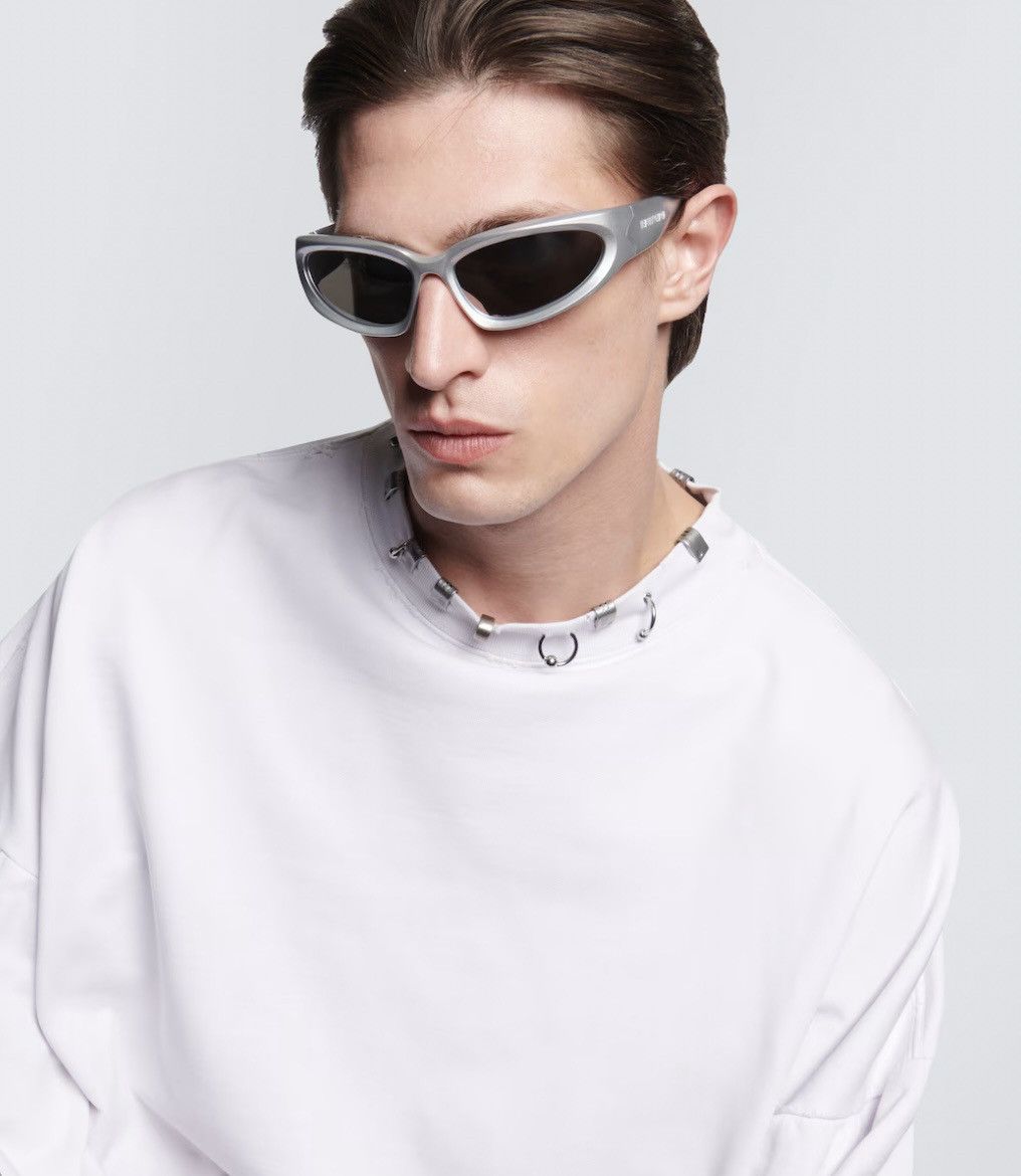 Balenciaga Swift Oval Sunglasses Size ONE SIZE - 7 Thumbnail