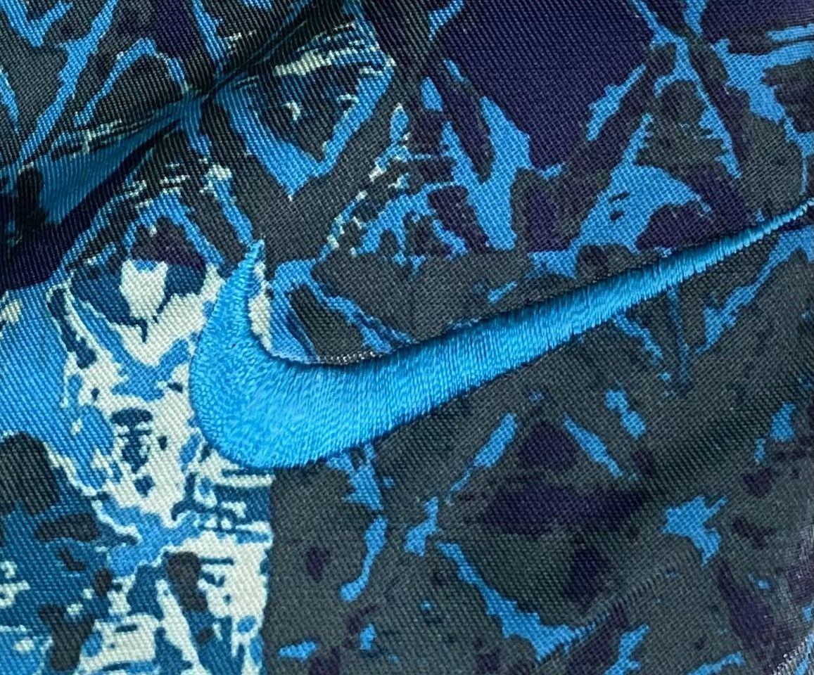 Nike VTG 90s Nike Embroidered Swoosh Geometric Lined Shorts XL Size US 38 / EU 54 - 3 Thumbnail