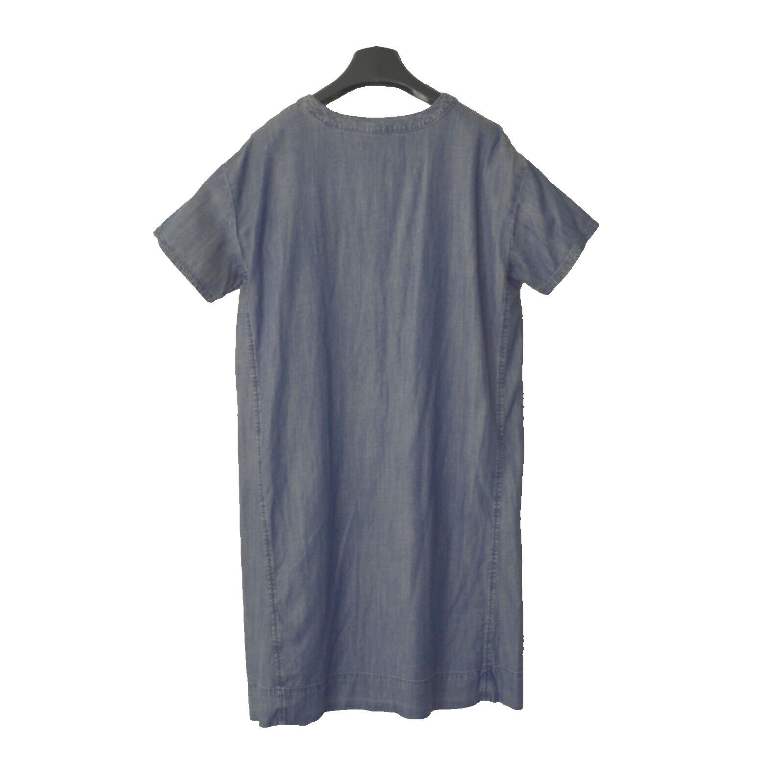 Eileen Fisher EILEEN FISHER Tencel & Organic Cotton Denim Dress Size M Size M / US 6-8 / IT 42-44 - 2 Thumbnail