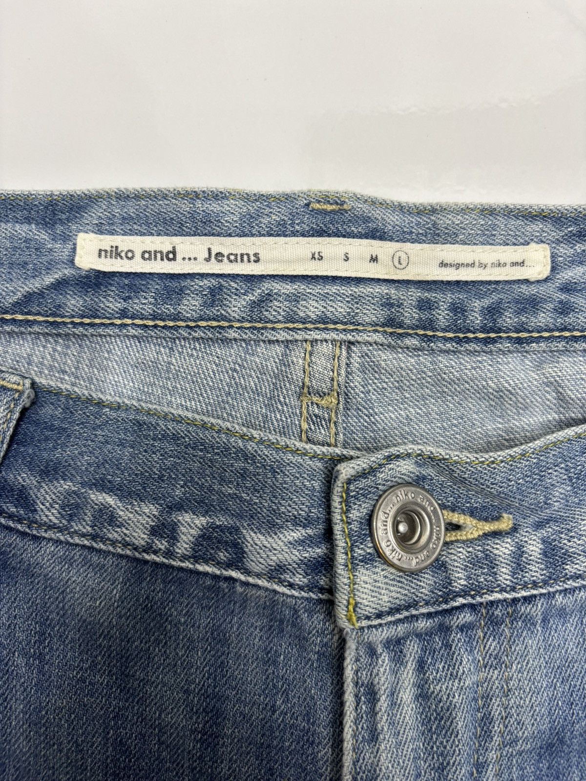 Hysteric Glamour × Japanese Brand × Kapital Vintage Niko And Patchwork Cropped Jeans Size US 32 / EU 48 - 9 Thumbnail