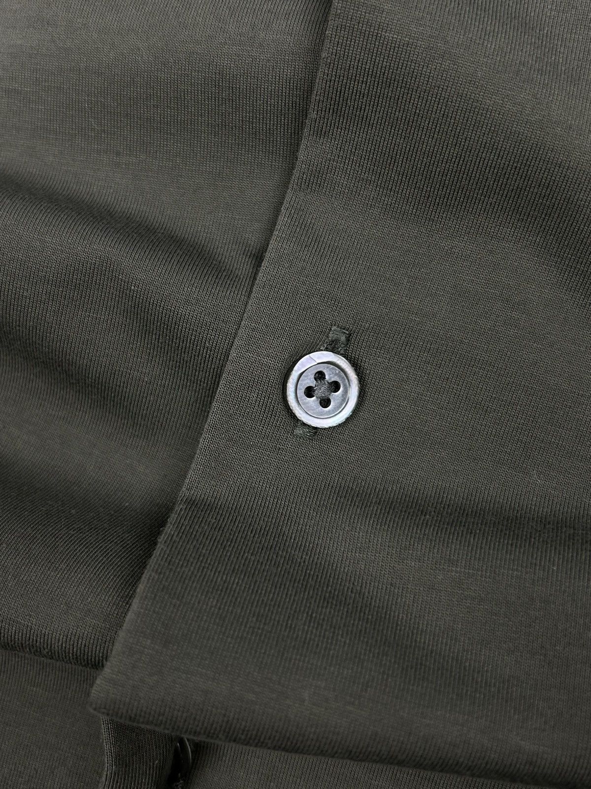 Theory Theory Short Sleeve Button-Up Shirt Green Japanese Style M Size US M / EU 48-50 / 2 - 13 Thumbnail