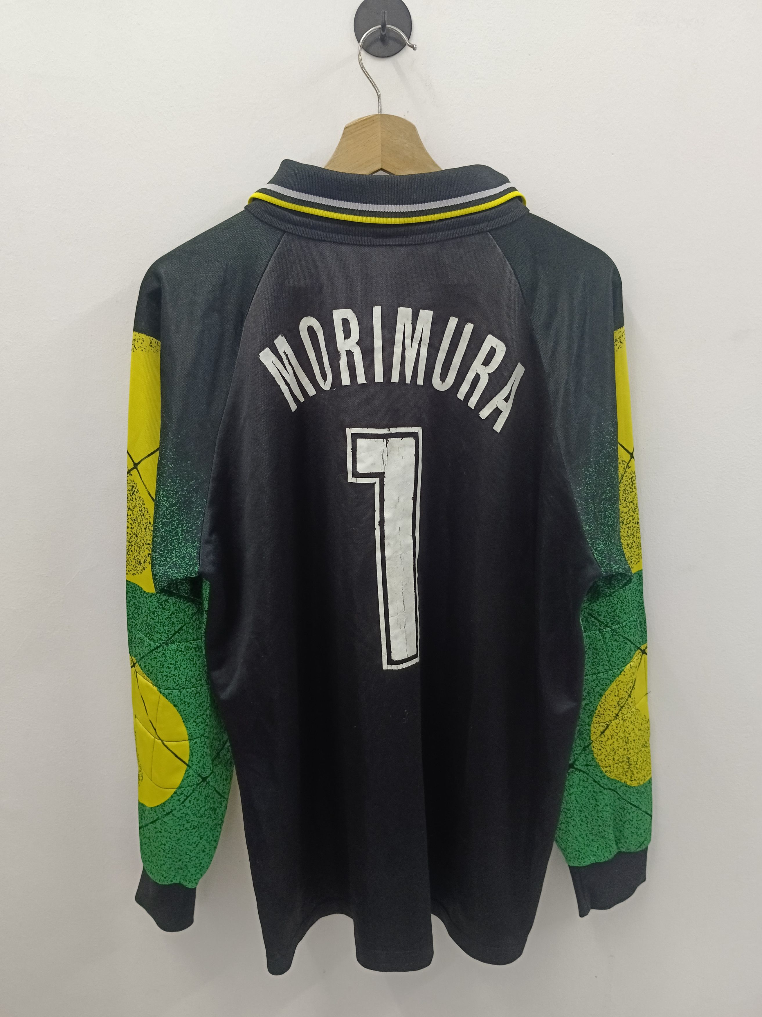 Vintage Vtg 90s Adidas Goalkeeper Jersey "Morimura" #1 Size US XL / EU 56 / 4 - 2 Thumbnail