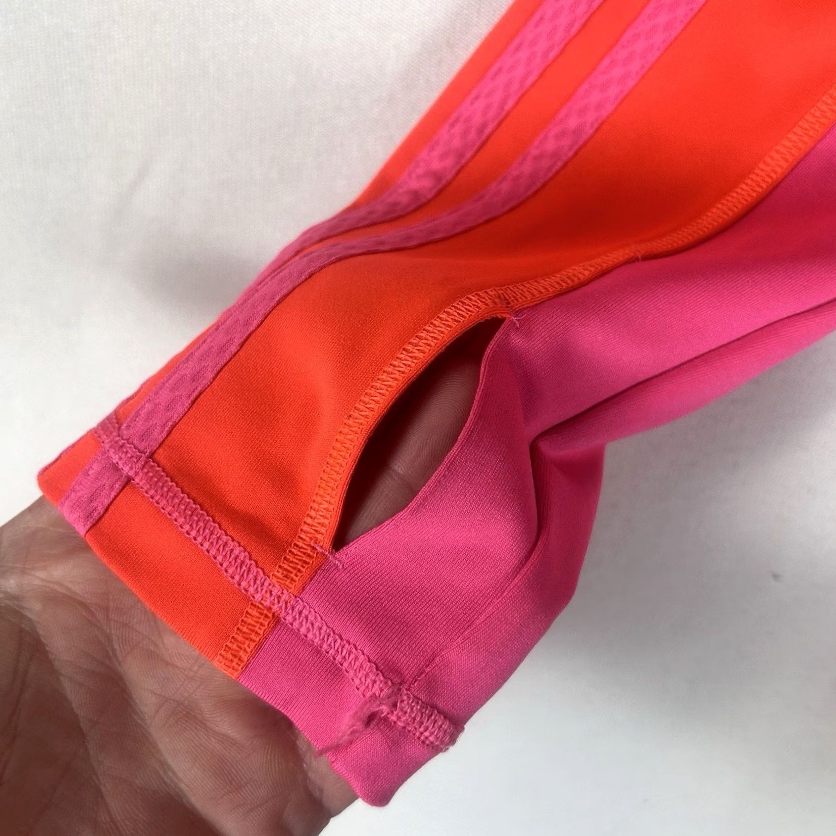 Adidas Adidas Climalite 1/4 Zip Running Shirt Womens Small Pullover Top Pink Thumbholes Size S / US 4 / IT 40 - 6 Thumbnail