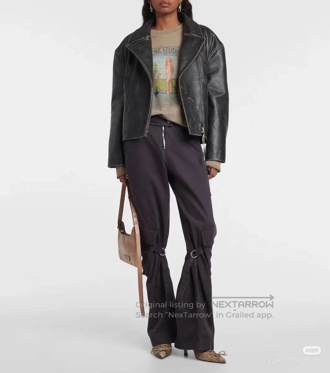 Acne Studios Acne Studios Distressed Leather Jacket. Size US M / EU 48-50 / 2 - 7 Thumbnail