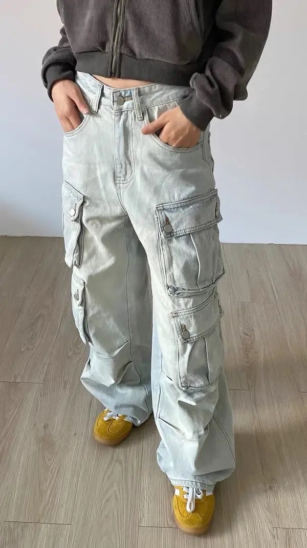 Japanese Brand Vintage harajuku style denim pants Size US 31 - 4 Thumbnail